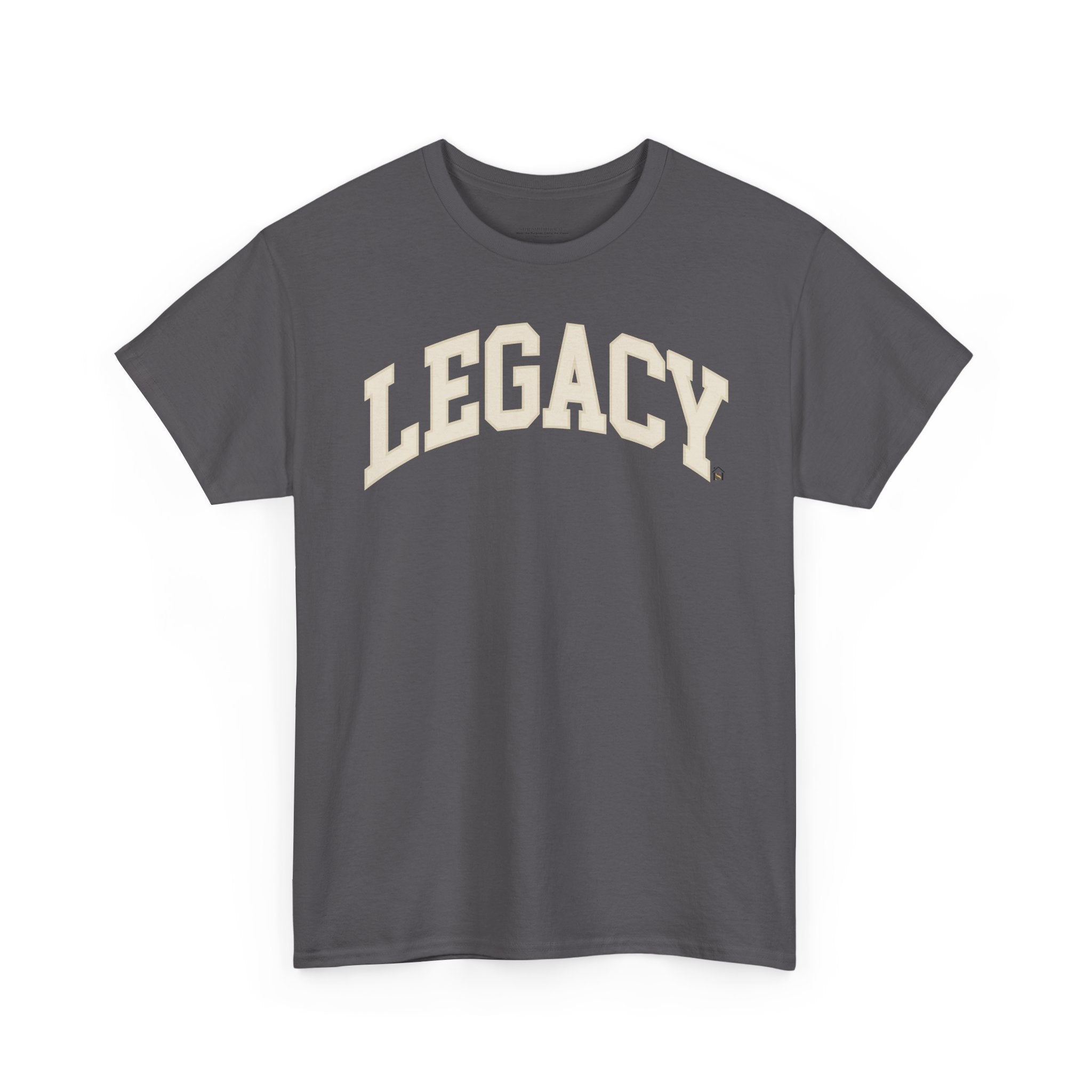 Legacy Graphic Tee — "Legacy" Arch Print Inspirational Cotton Shirt