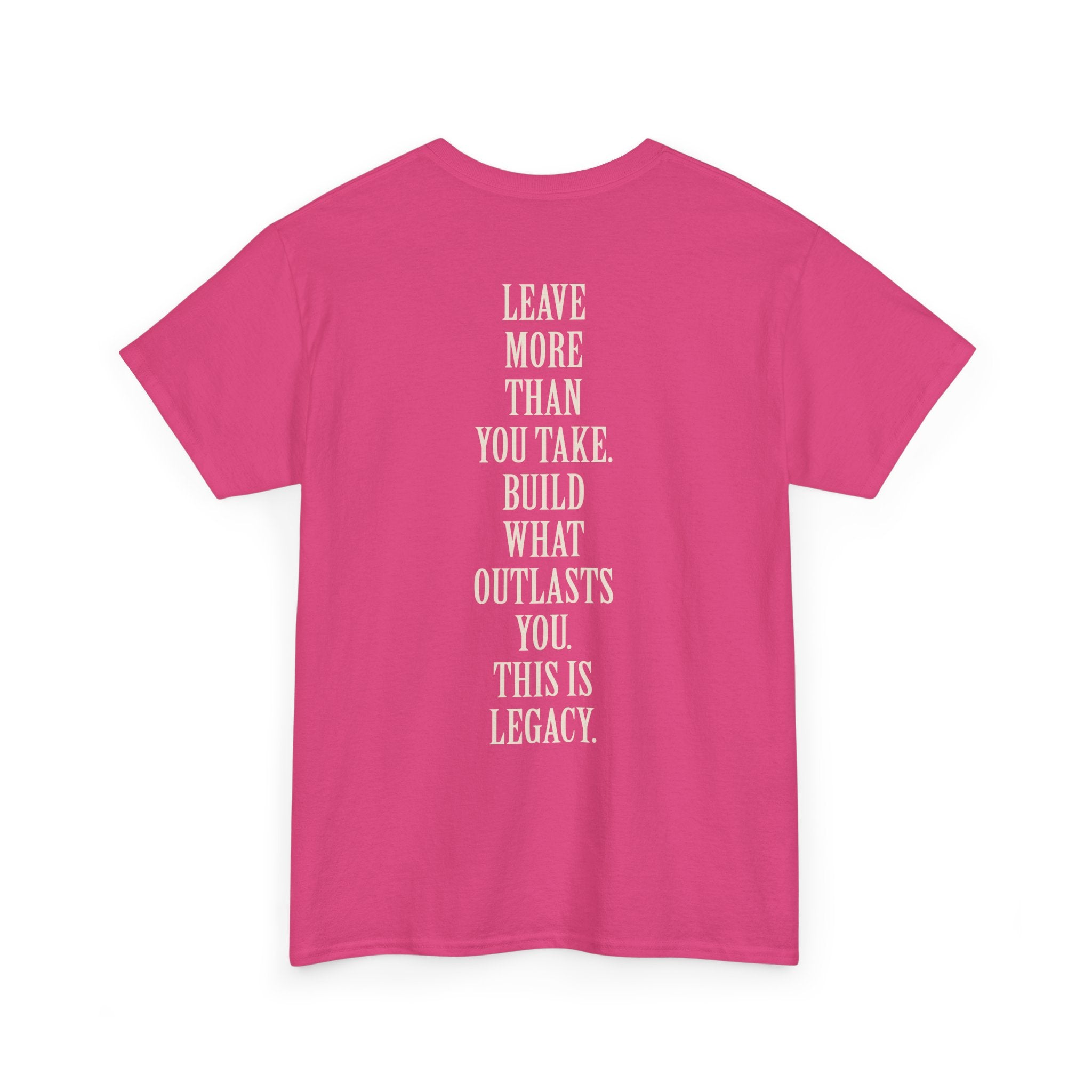 Legacy Graphic Tee — "Legacy" Arch Print Inspirational Cotton Shirt