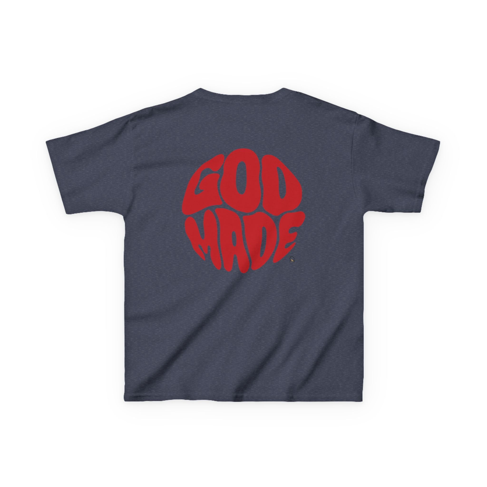 Kids Graphic Tee - 'God Made' Design, Perfect for Birthdays, Family Events, Everyday Wear, Unisex, Playful Style