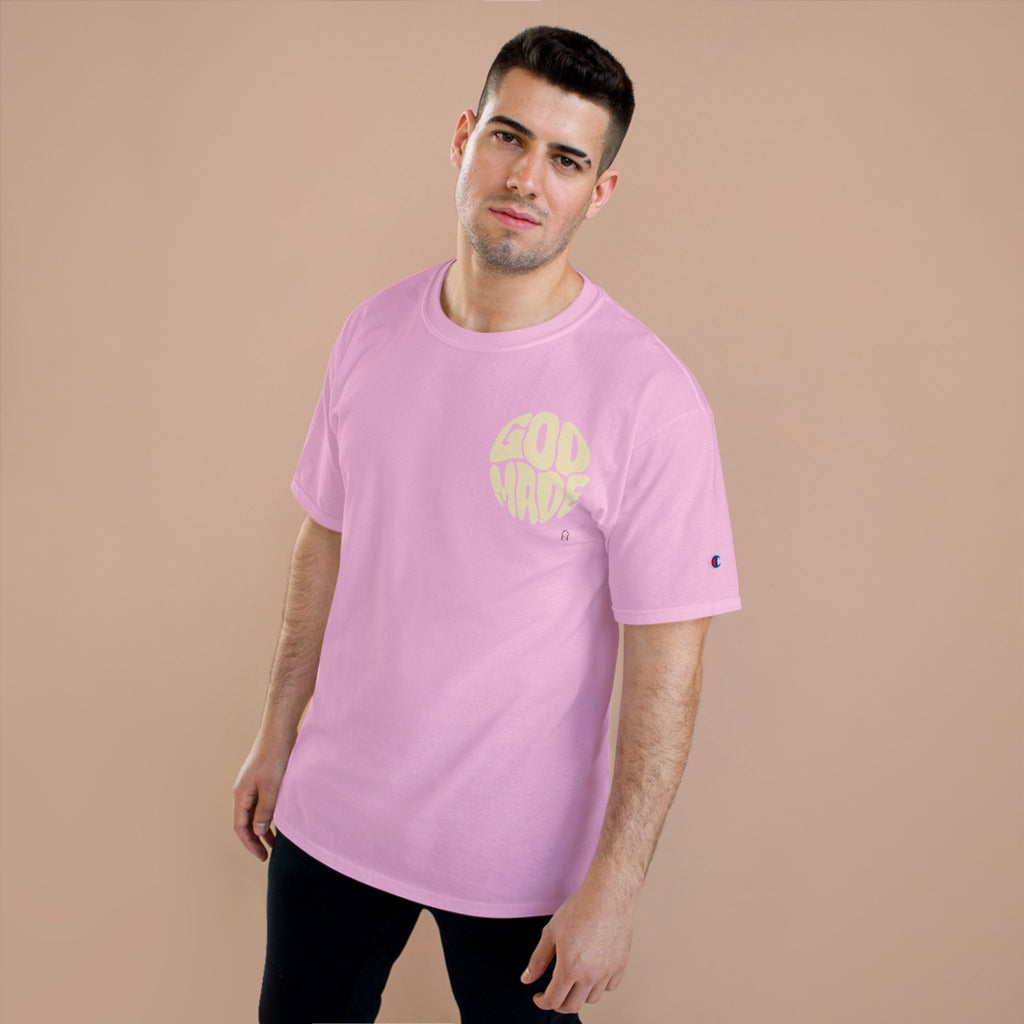God Made Champion T-Shirt, Casual Wear, Gift for Believers, Inspirational Tee, Everyday Comfort