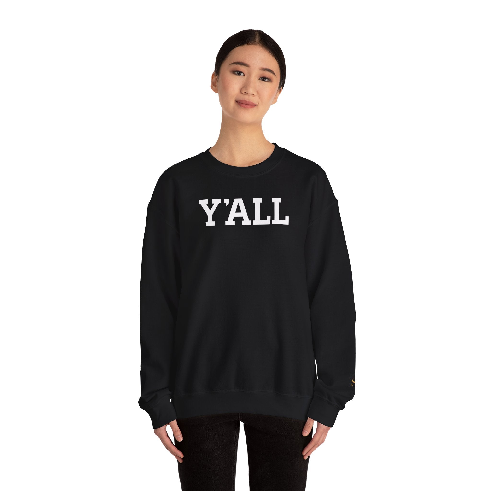 Y'ALL Crewneck Sweatshirt - Cozy Southern Collegiate Pullover