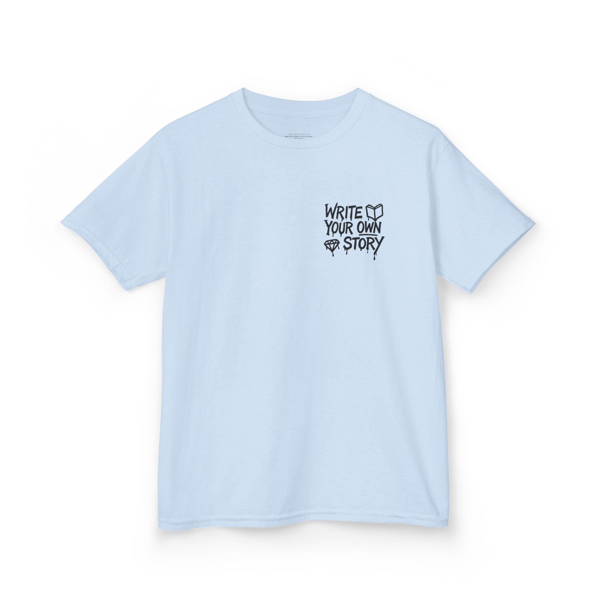 Empowering Kids Tee — "Write Your Own Story" Motivational Graphic T-Shirt