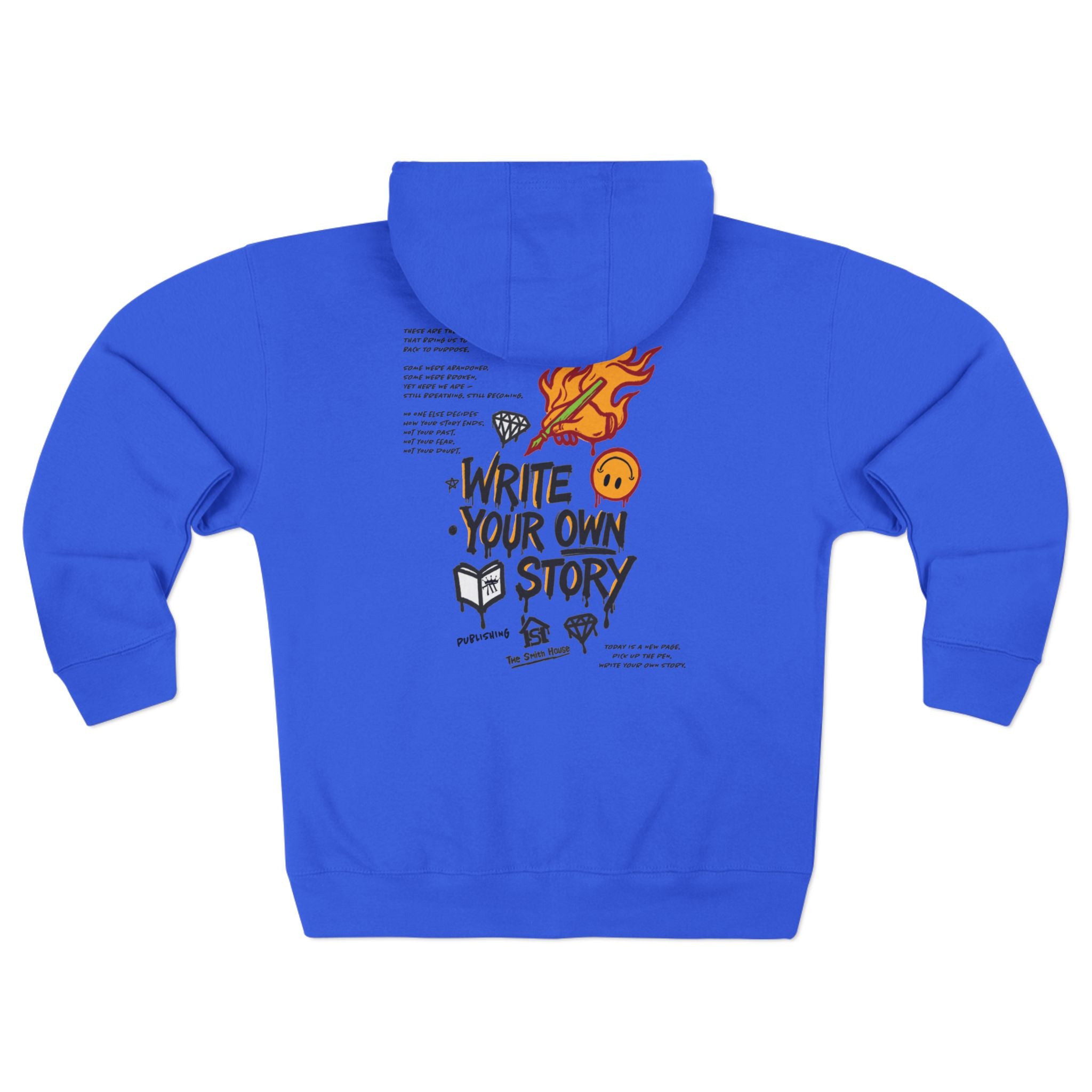 Inspirational Zip Hoodie - Write Your Own Story