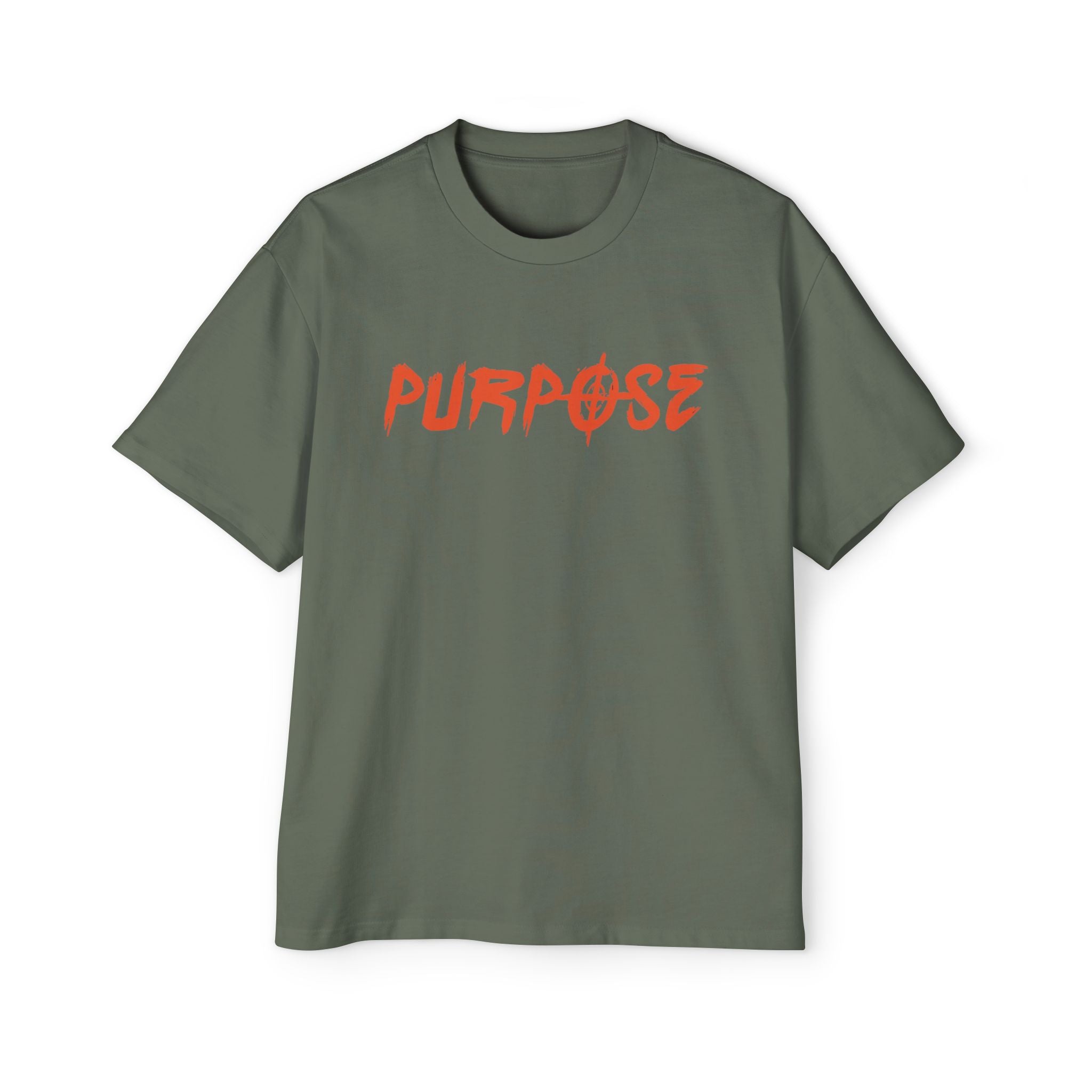 Graphic Tee — “Purpose” Front & Triple Threat Movie Poster Back