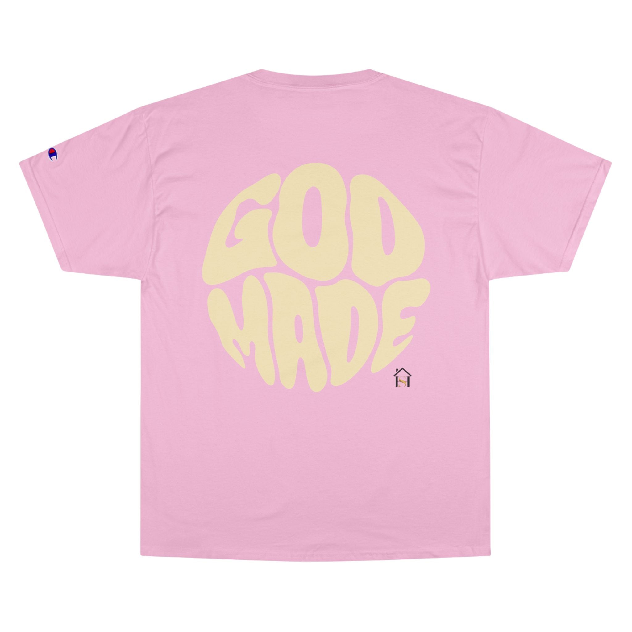 God Made Champion T-Shirt, Casual Wear, Gift for Believers, Inspirational Tee, Everyday Comfort