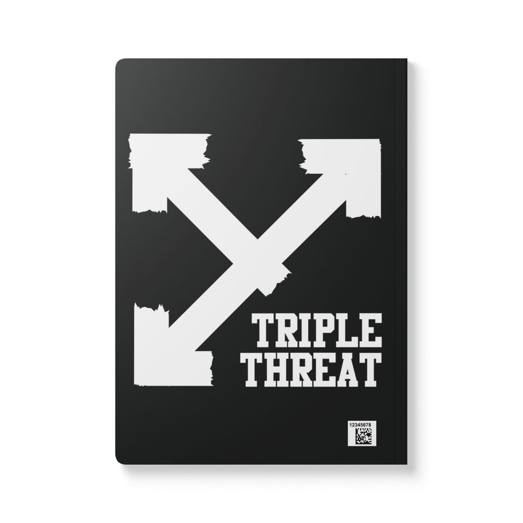 Triple Threat Softcover Journal - Motivational Notebook for Creatives