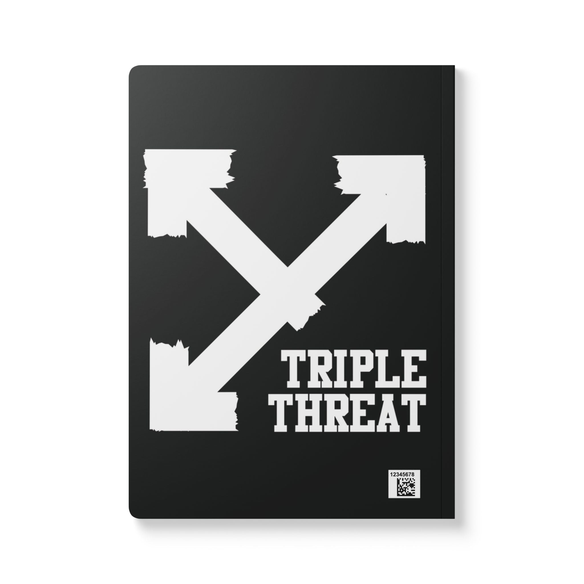 Triple Threat Softcover Journal - Motivational Notebook for Creatives