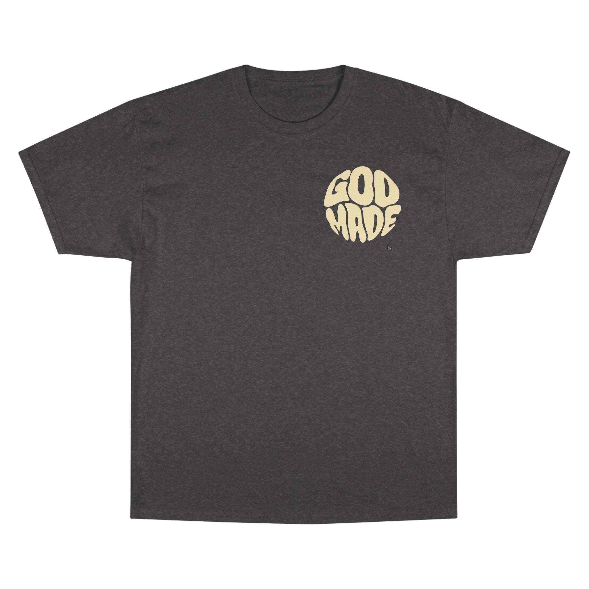 God Made Champion T-Shirt, Casual Wear, Gift for Believers, Inspirational Tee, Everyday Comfort
