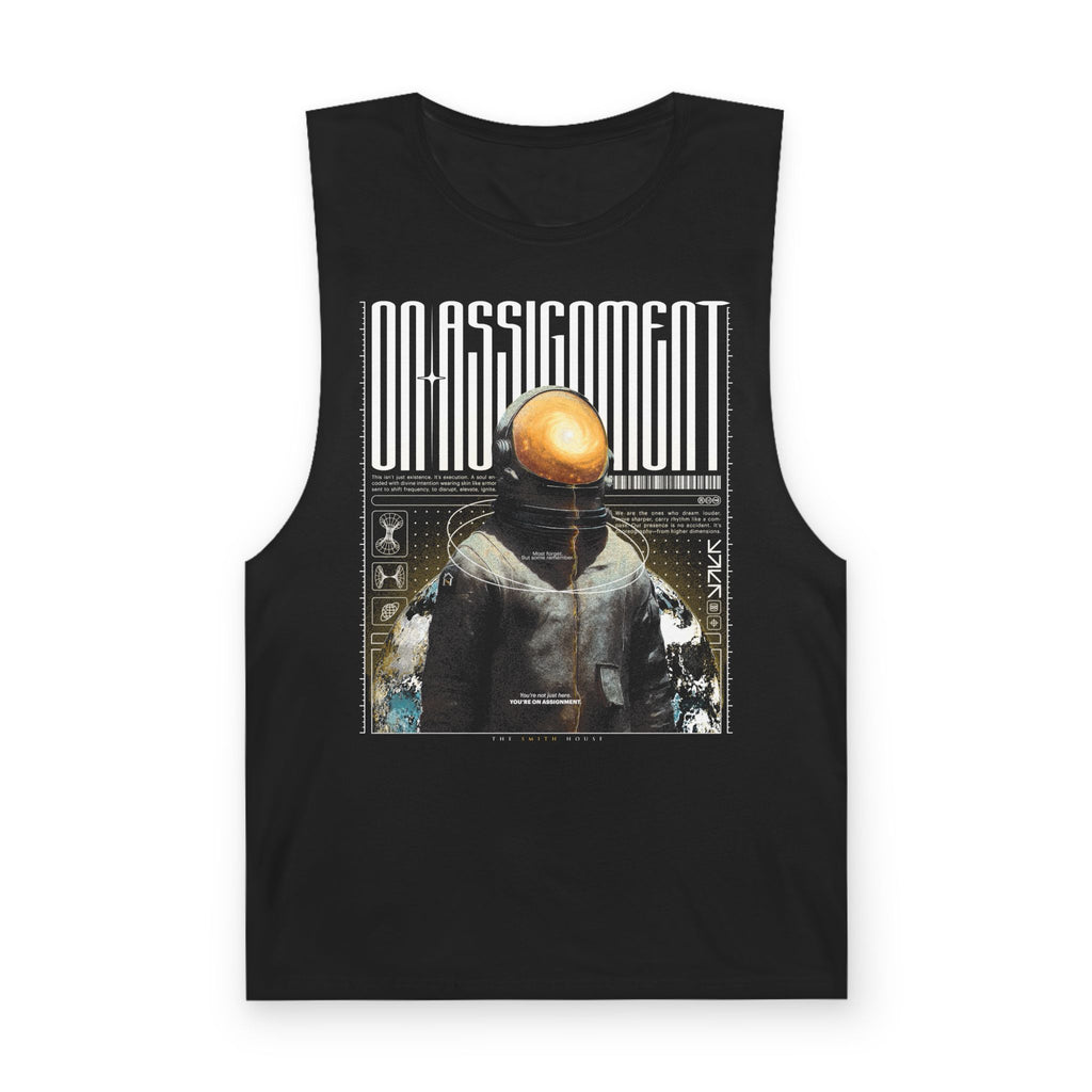 Astro-Inspired Unisex Tank Top, Graphic Sleeveless Shirt, Casual Summer Wear, Perfect Gift for Space Lovers, Festival Attire