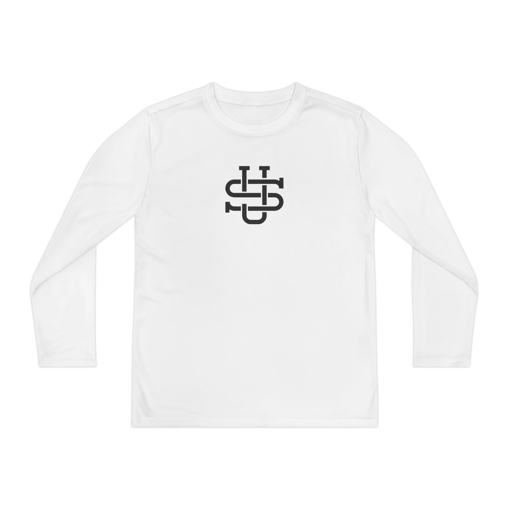 Youth Long Sleeve Stylish Sports Tee with Unique Design