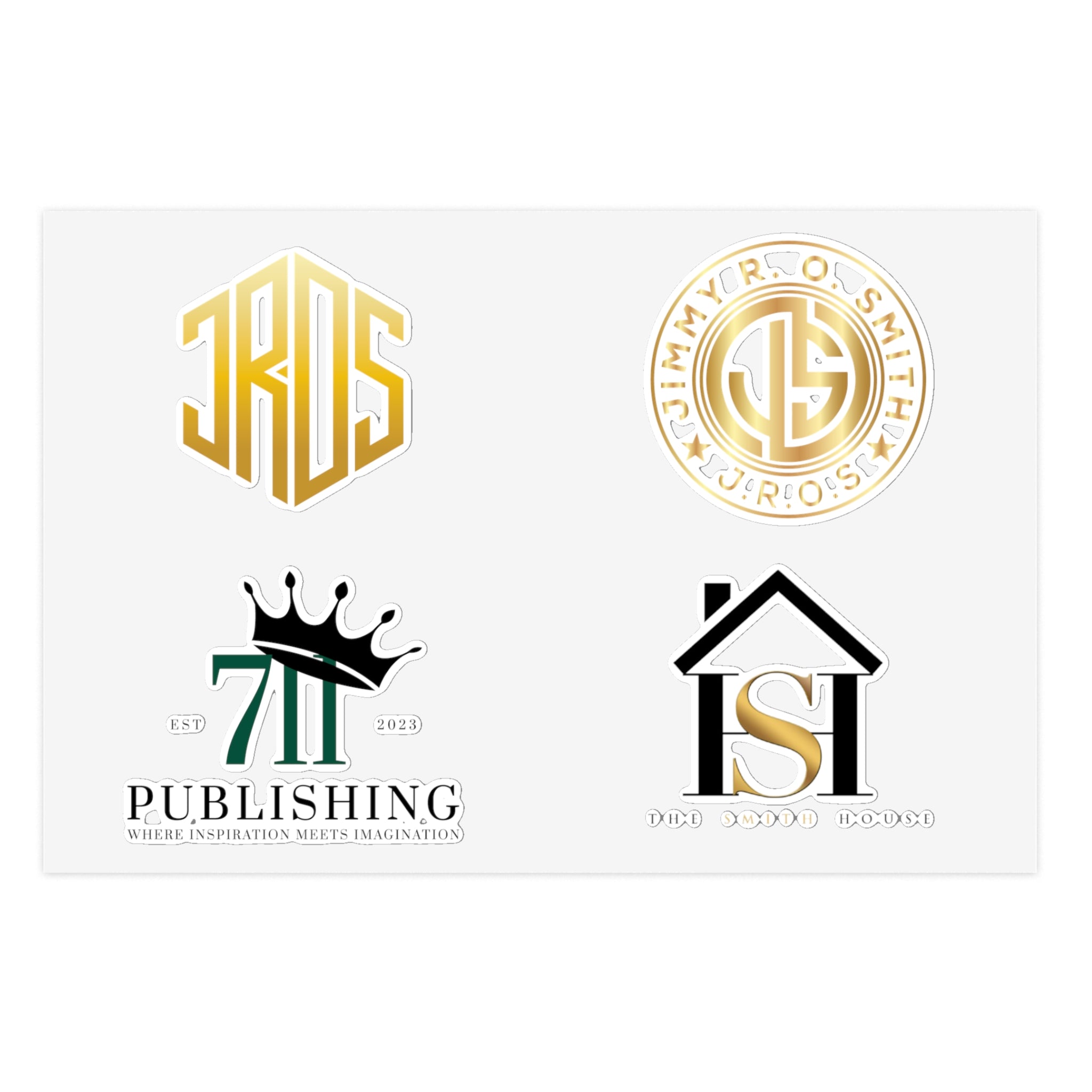 Colorful Sticker Sheet Bundle - 5 Unique Designs for Personalization and Decoration