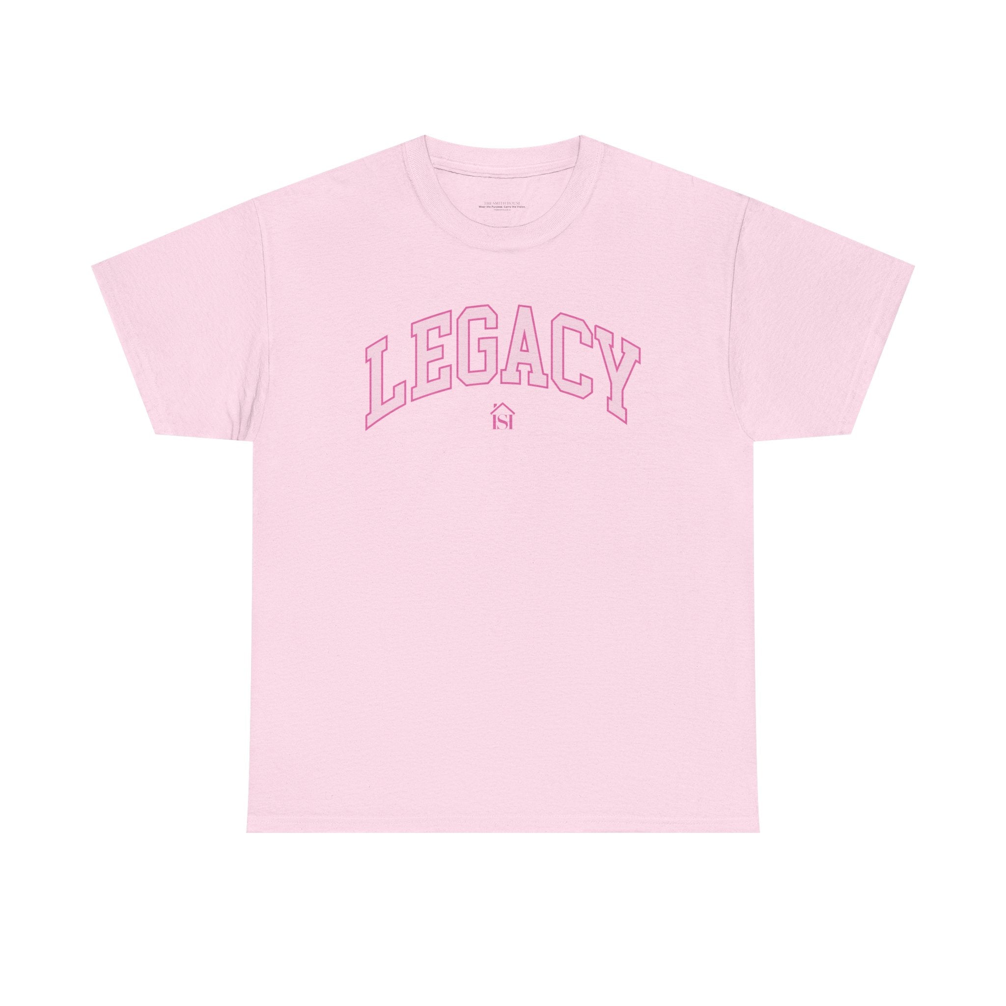 Legacy Graphic Tee — "Legacy" Arch Print Inspirational Cotton Shirt