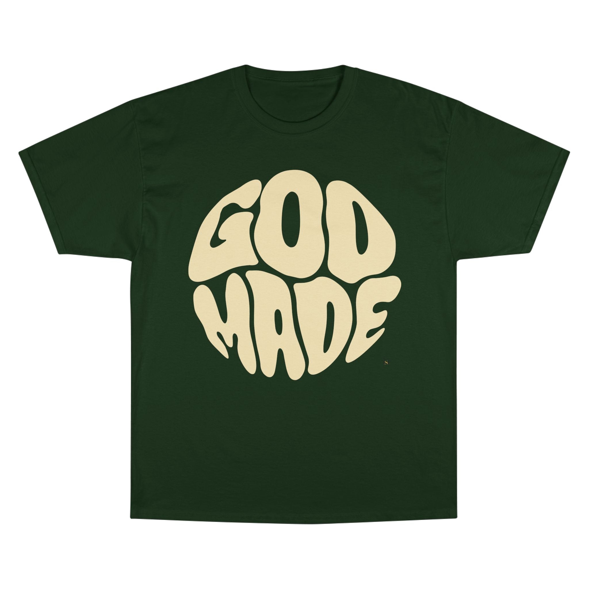 God Made Champion T-Shirt, Casual Wear, Gift for Believers, Inspirational Tee, Everyday Comfort
