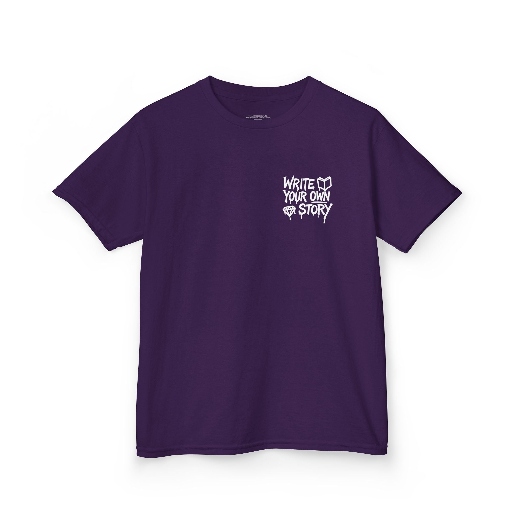 Empowering Kids Tee — "Write Your Own Story" Motivational Graphic T-Shirt