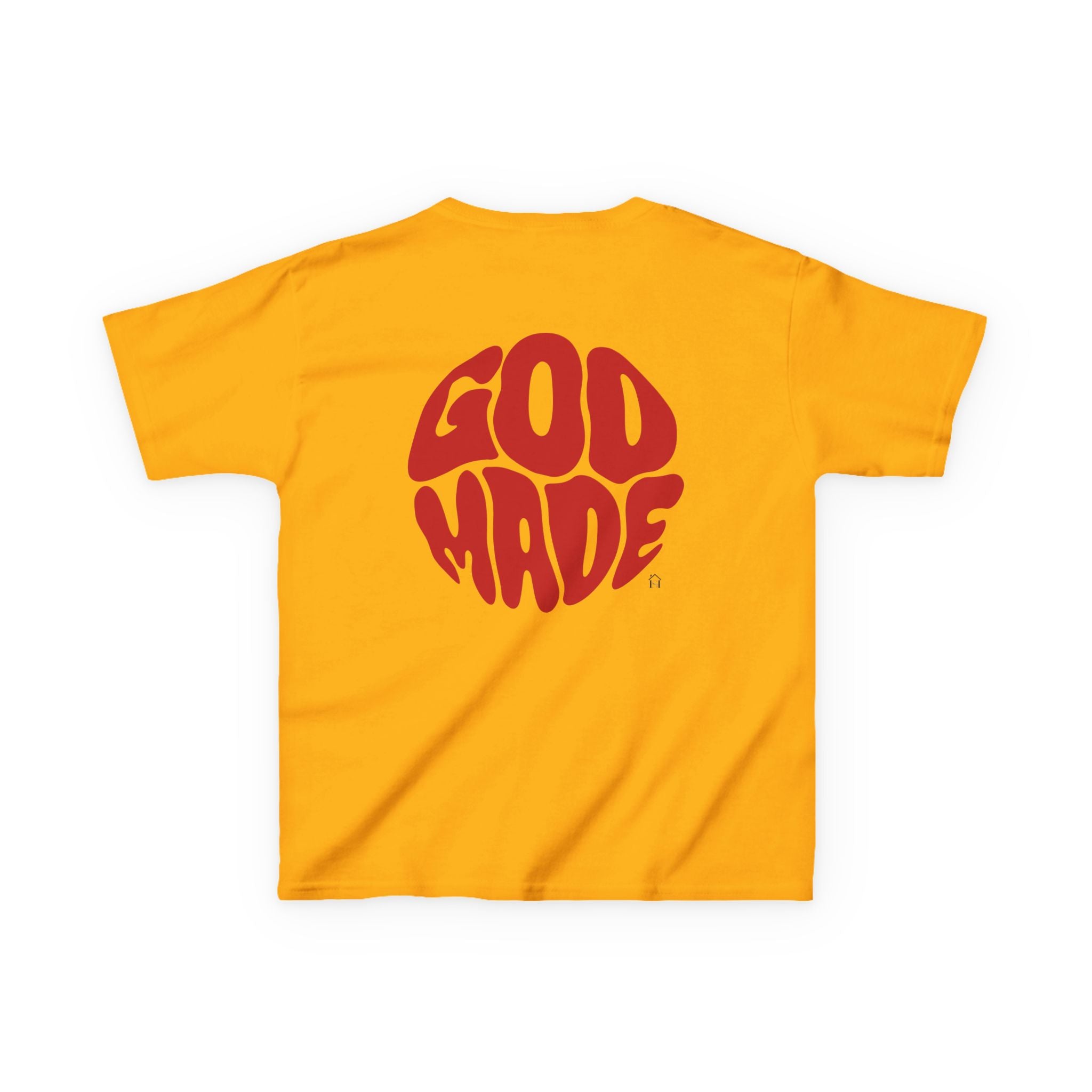 Kids Graphic Tee - 'God Made' Design, Perfect for Birthdays, Family Events, Everyday Wear, Unisex, Playful Style