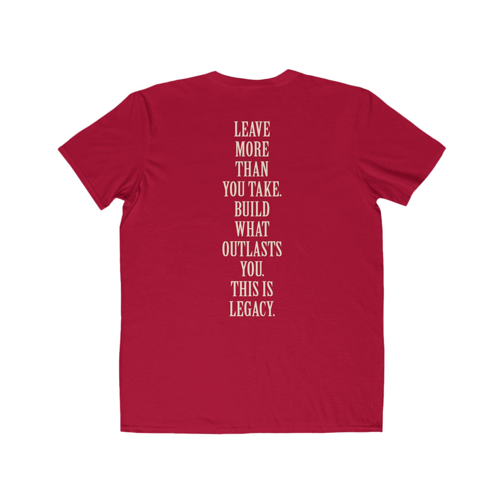 Legacy Graphic Tee — "Leave More Than You Take" Motivational Men's T-Shirt