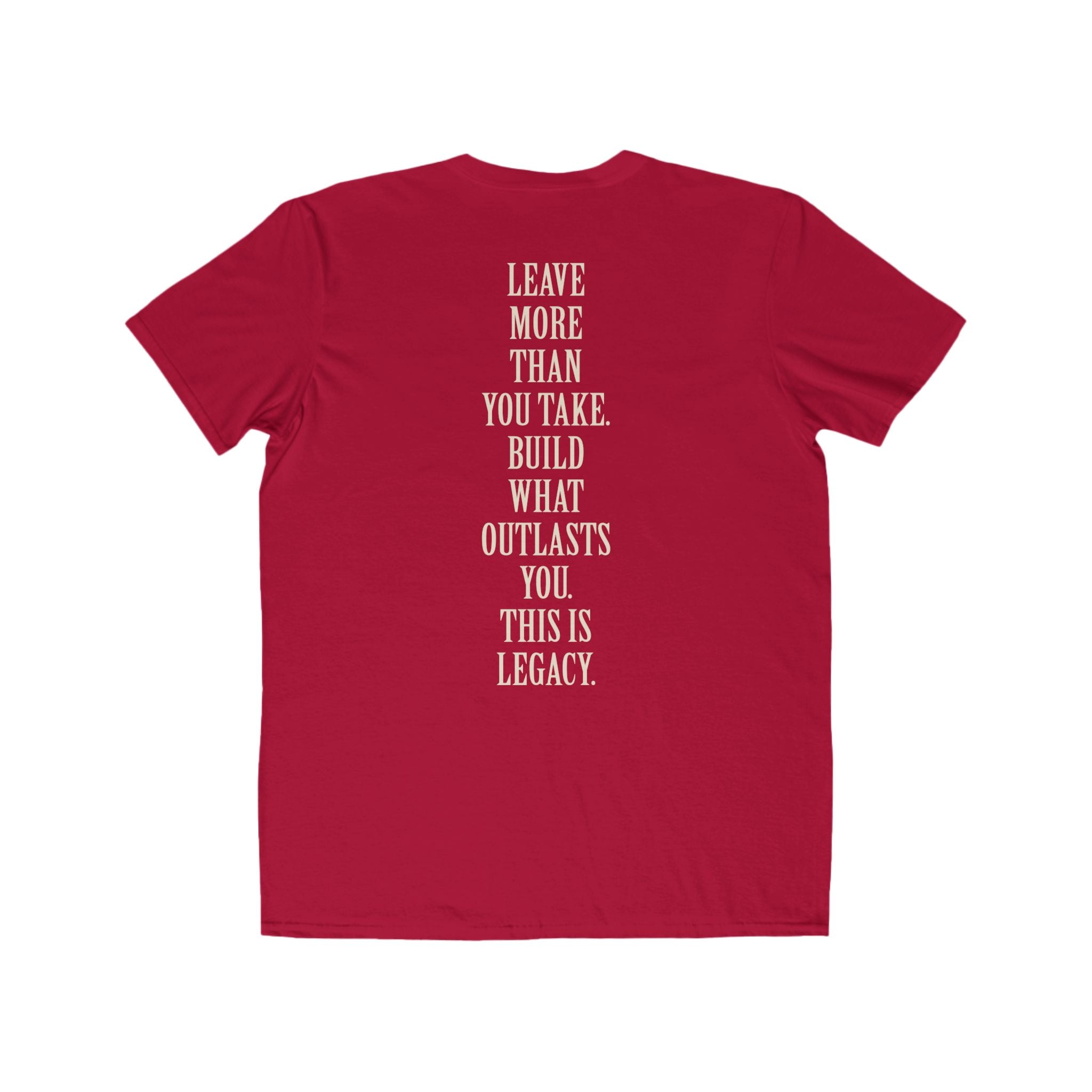 Legacy Graphic Tee — "Leave More Than You Take" Motivational Men's T-Shirt
