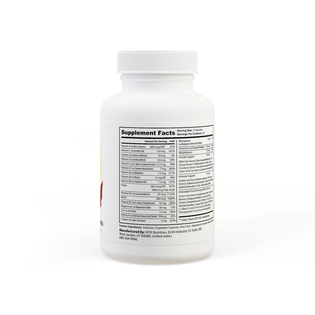 Multivitamin for Women Supplement (60 Capsules)