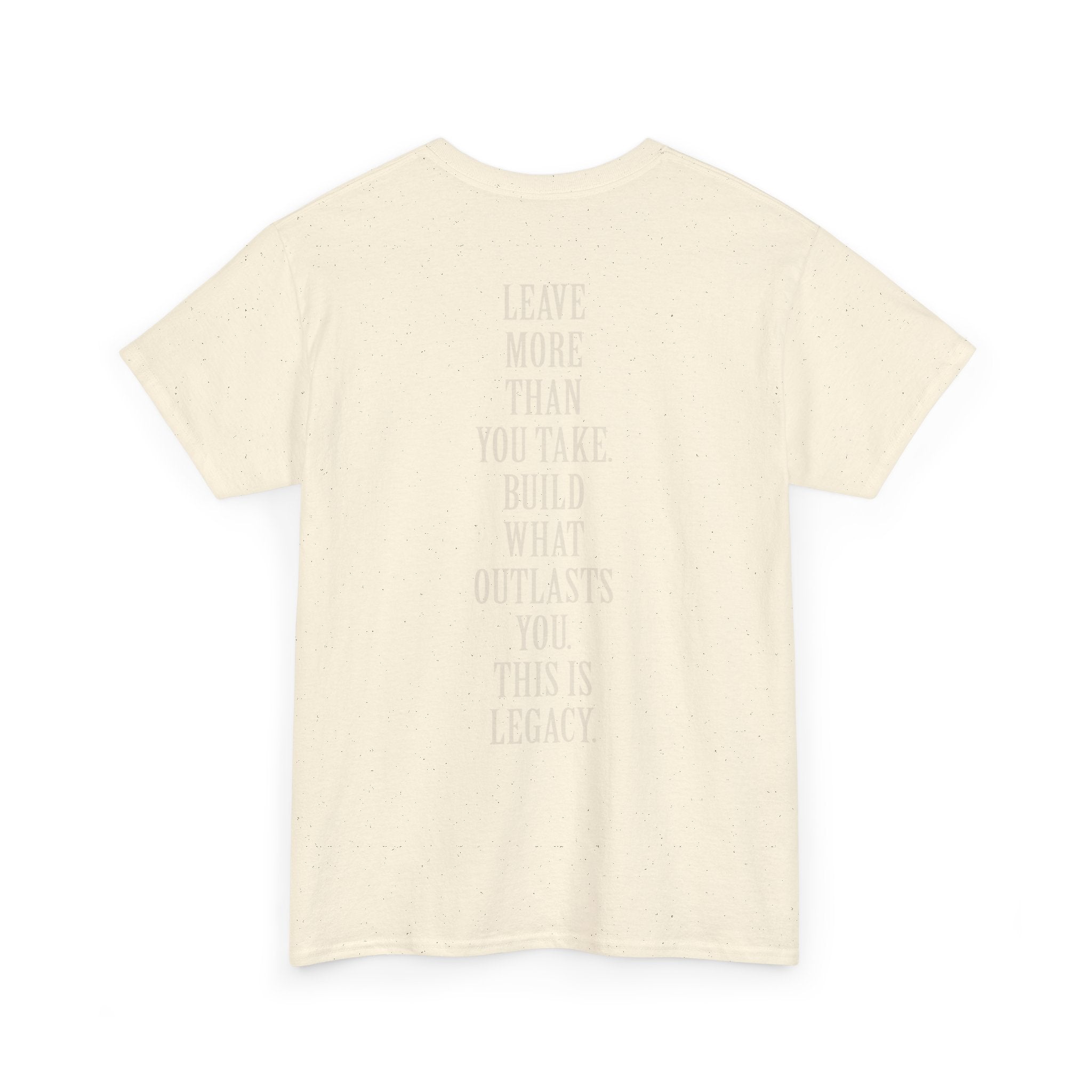 Legacy Graphic Tee — "Legacy" Arch Print Inspirational Cotton Shirt