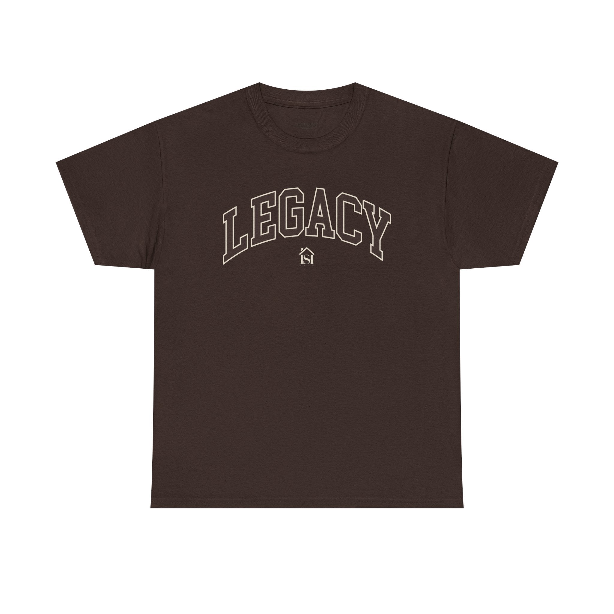 Legacy Graphic Tee — "Legacy" Arch Print Inspirational Cotton Shirt