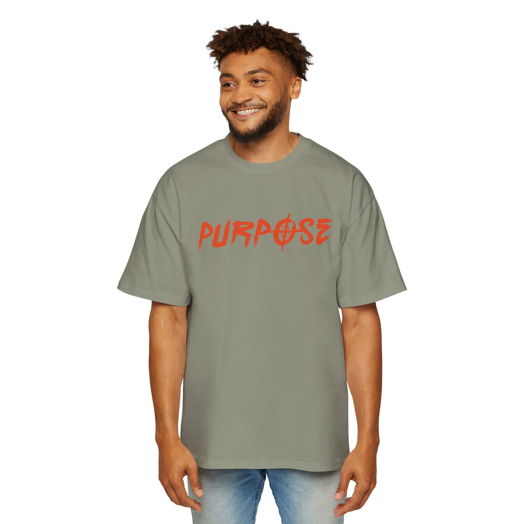 Graphic Tee — “Purpose” Front & Triple Threat Movie Poster Back