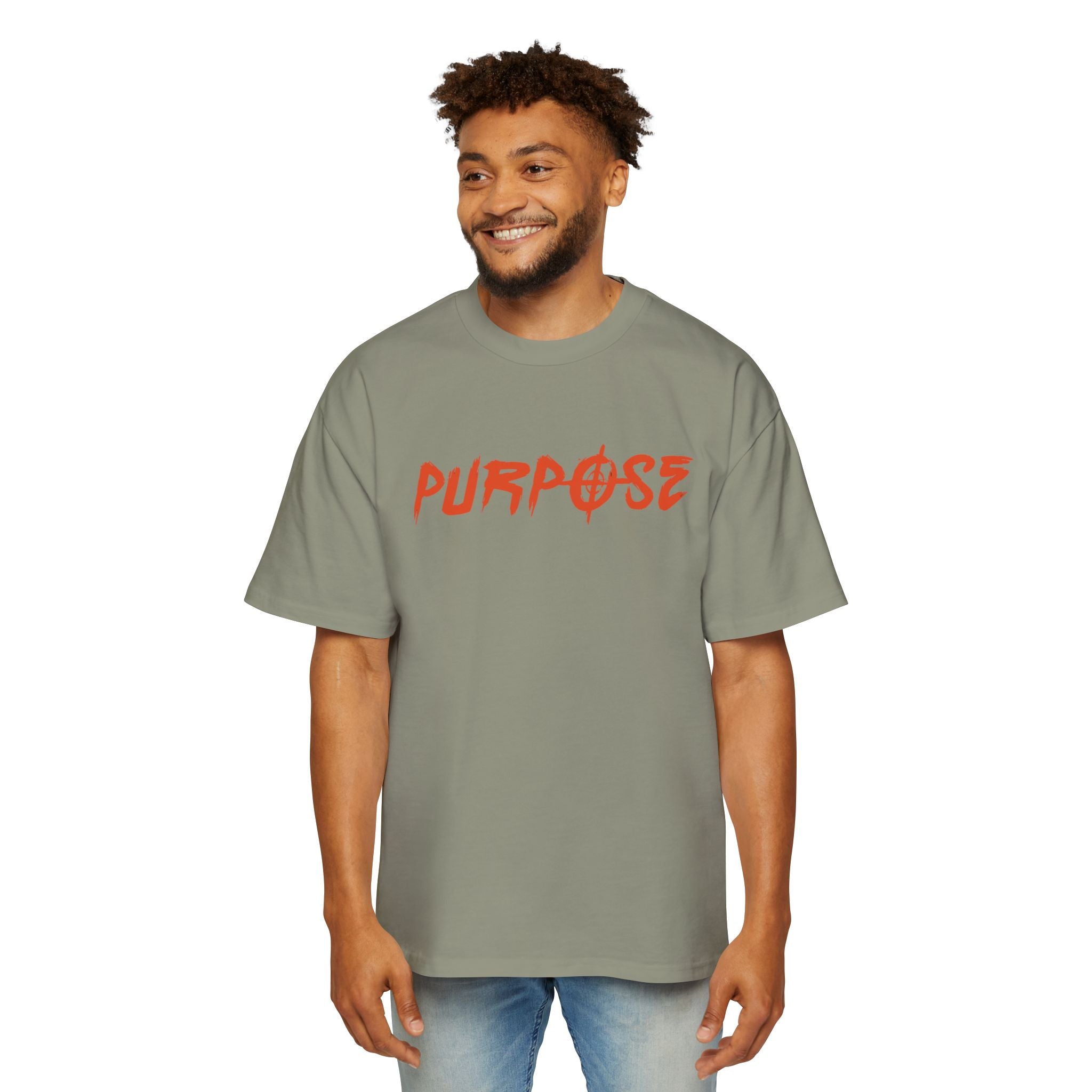 Graphic Tee — “Purpose” Front & Triple Threat Movie Poster Back