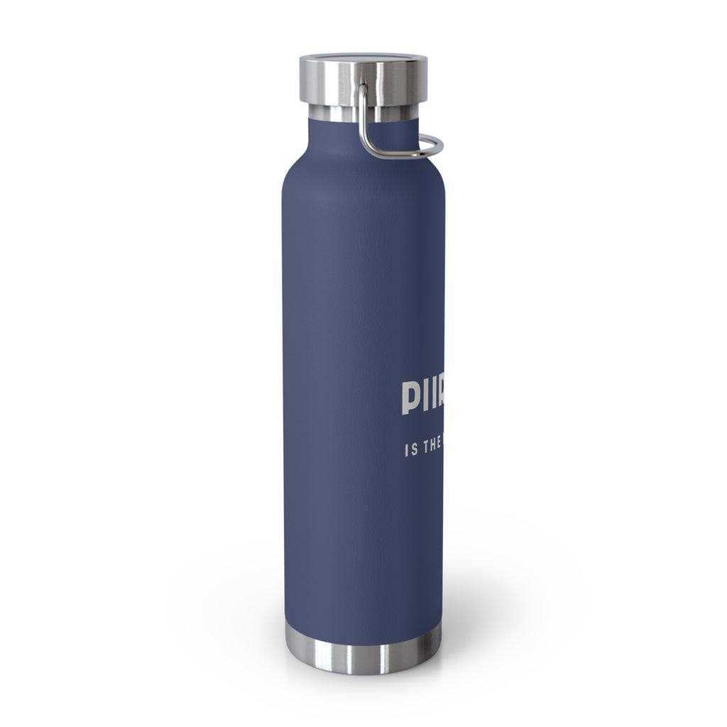 Purpose is The New Black Copper Vacuum Insulated Bottle, 22oz