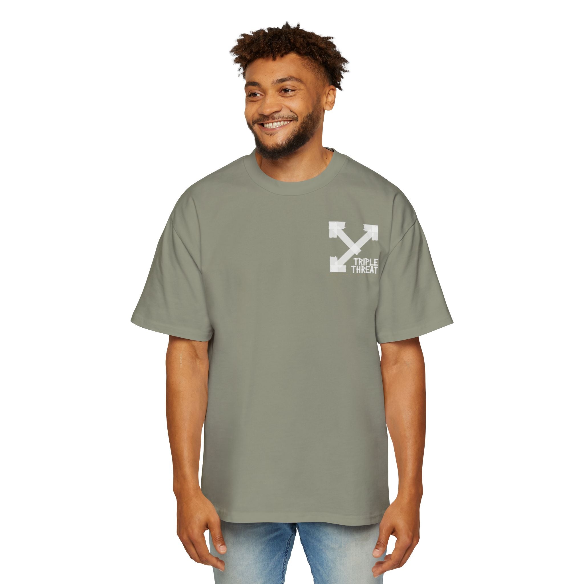 Men's Heavy Oversized Tee - Casual Graphic Tee, Streetwear Style Shirt, Trendy Everyday Wear, Gift for Him, Cool Summer Tee