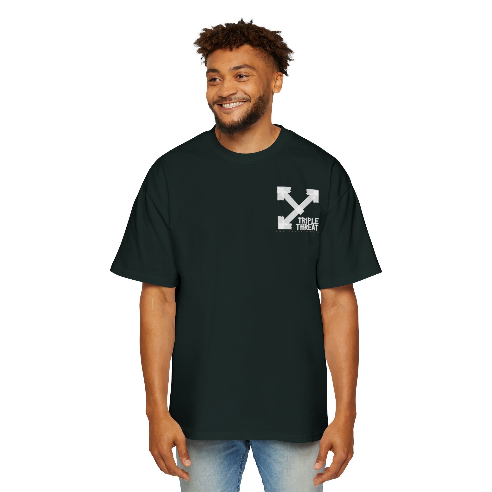 Men's Heavy Oversized Tee - Casual Graphic Tee, Streetwear Style Shirt, Trendy Everyday Wear, Gift for Him, Cool Summer Tee