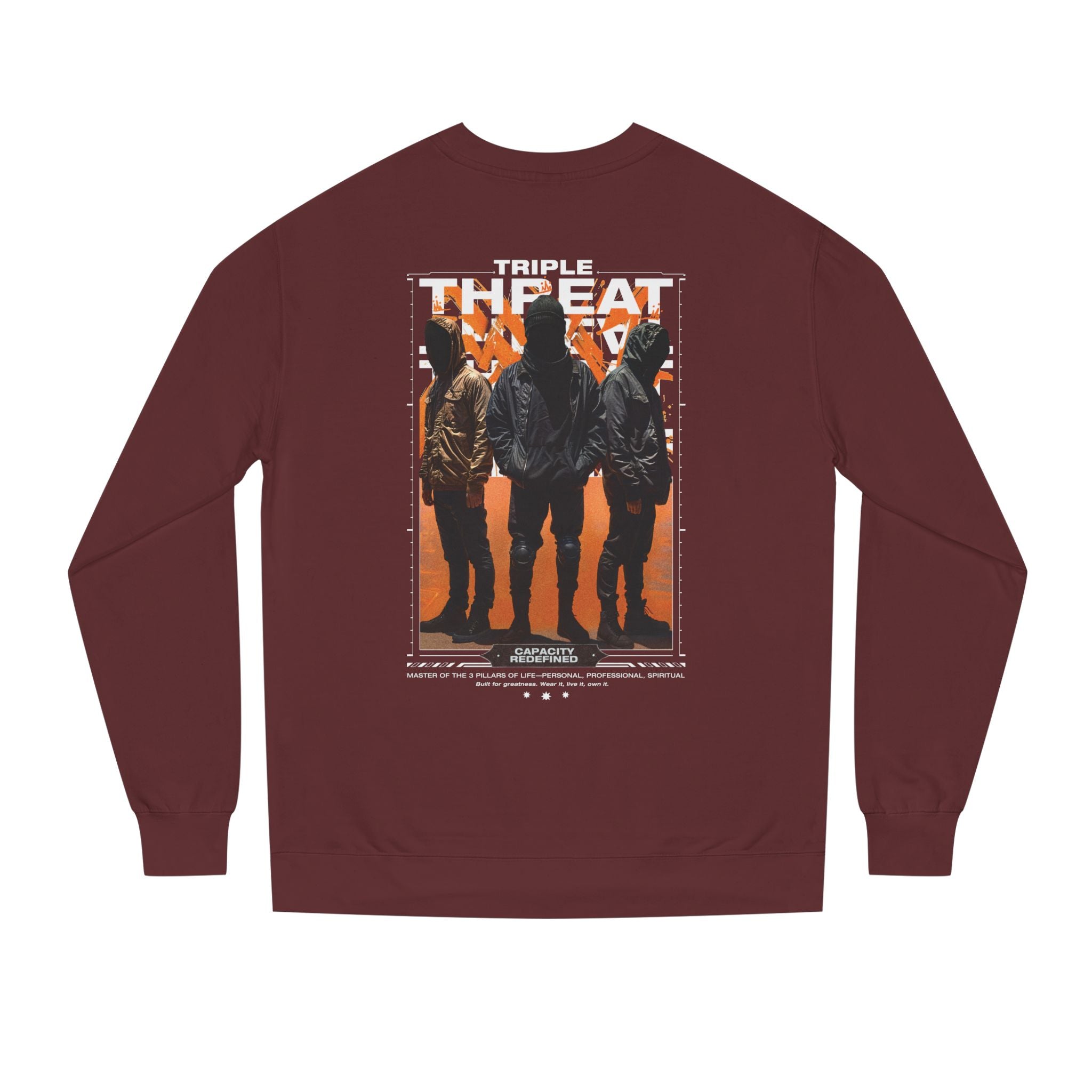 Urban Graphic Sweatshirt - Triple Threat Design
