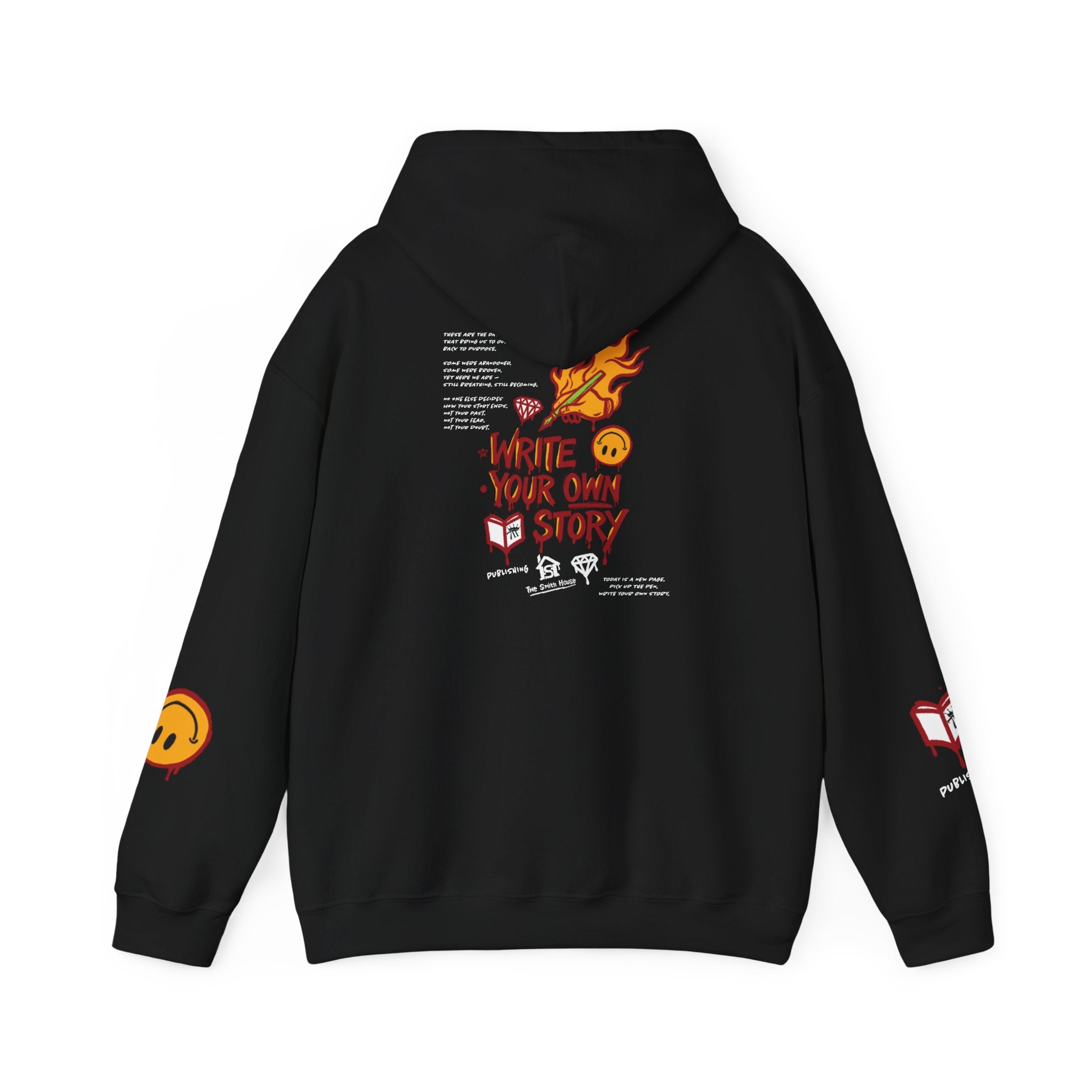 Hoodie — "Write Your Own Story" Inspirational Graphic Hoodie