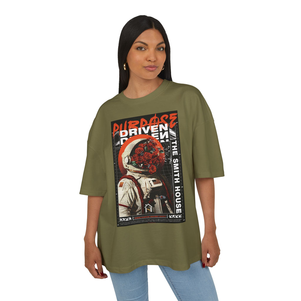 Purpose Driven Astronaut Box Tee - Unisex Heavy Cotton Shirt