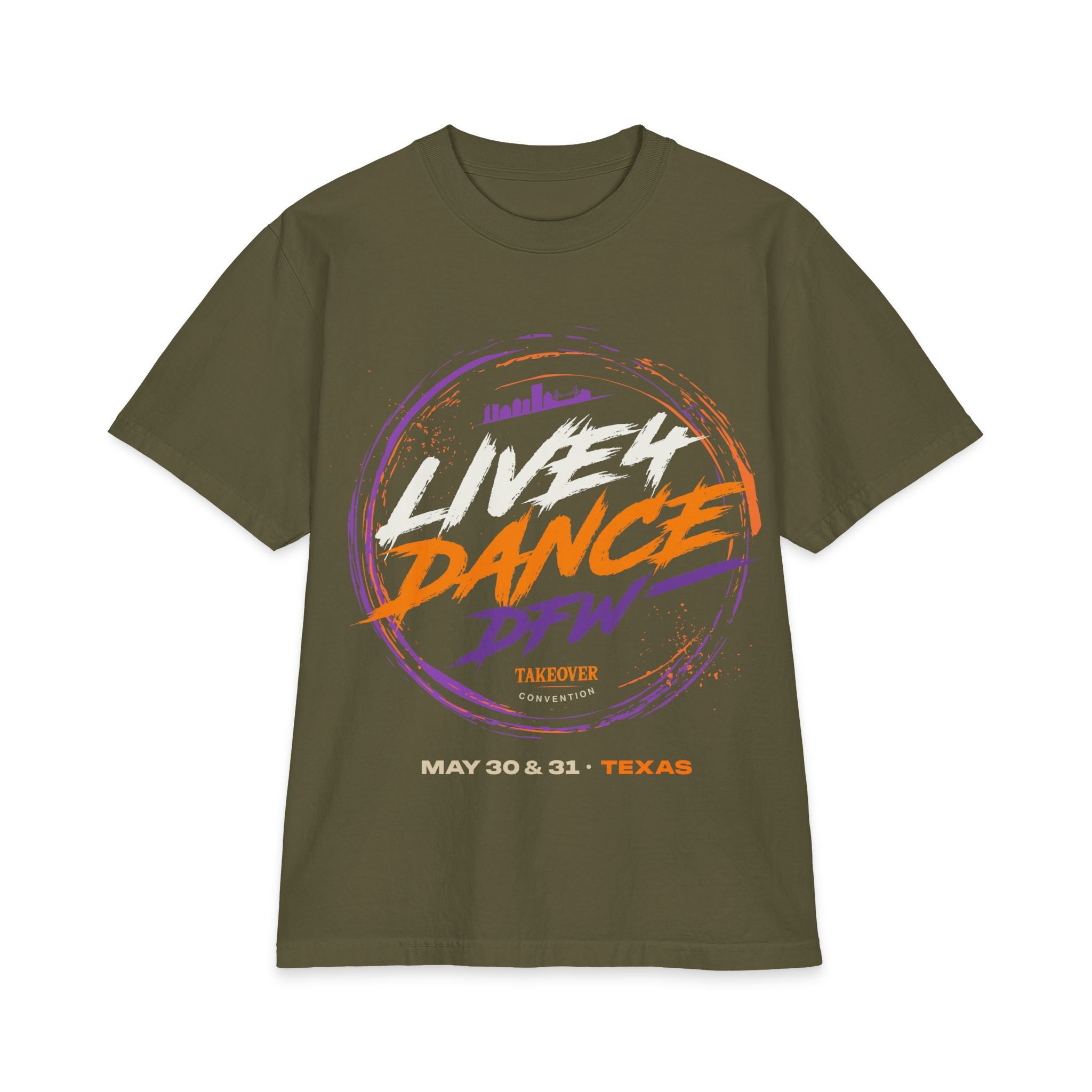 Live 4 Dance DFW Takeover T-Shirt — Live4LoveCharities Dance Convention Shirt