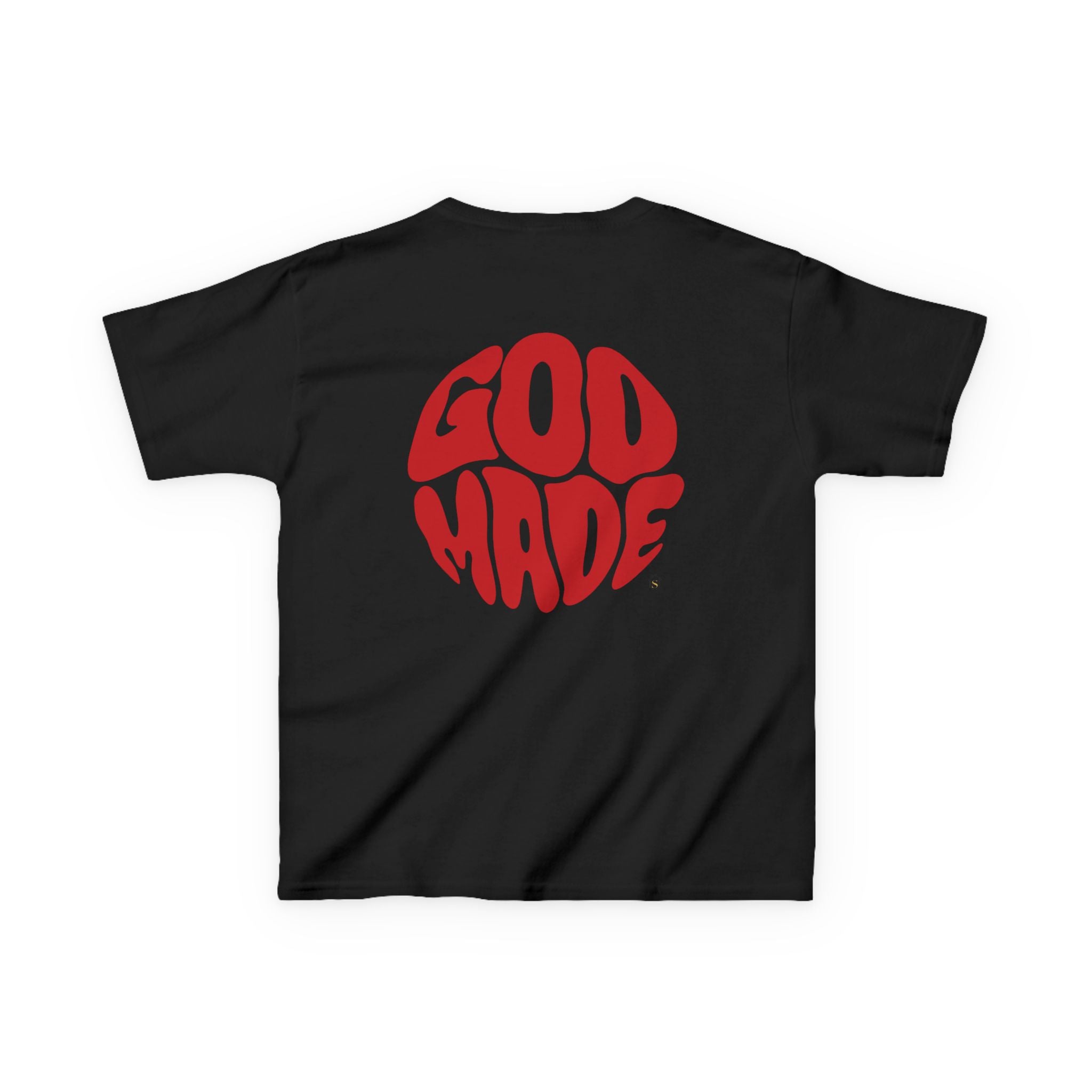 Kids Graphic Tee - 'God Made' Design, Perfect for Birthdays, Family Events, Everyday Wear, Unisex, Playful Style