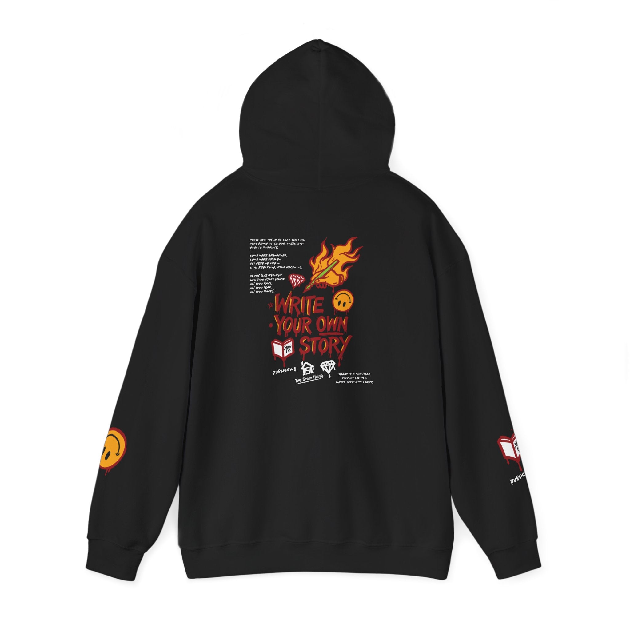 Hoodie — "Write Your Own Story" Inspirational Graphic Hoodie