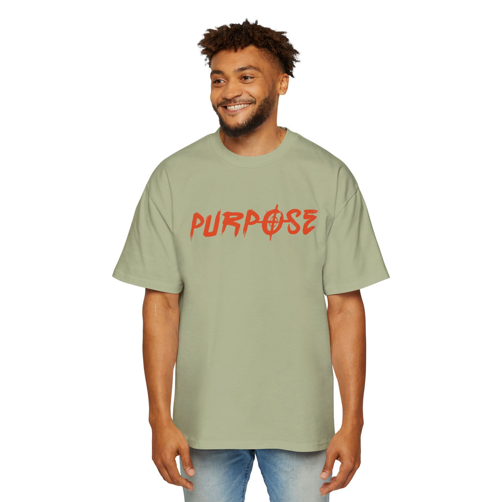 Graphic Tee — “Purpose” Front & Triple Threat Movie Poster Back