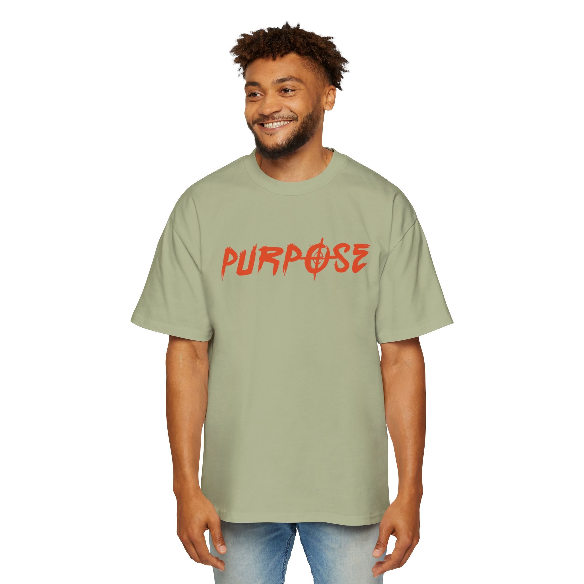 Graphic Tee — “Purpose” Front & Triple Threat Movie Poster Back