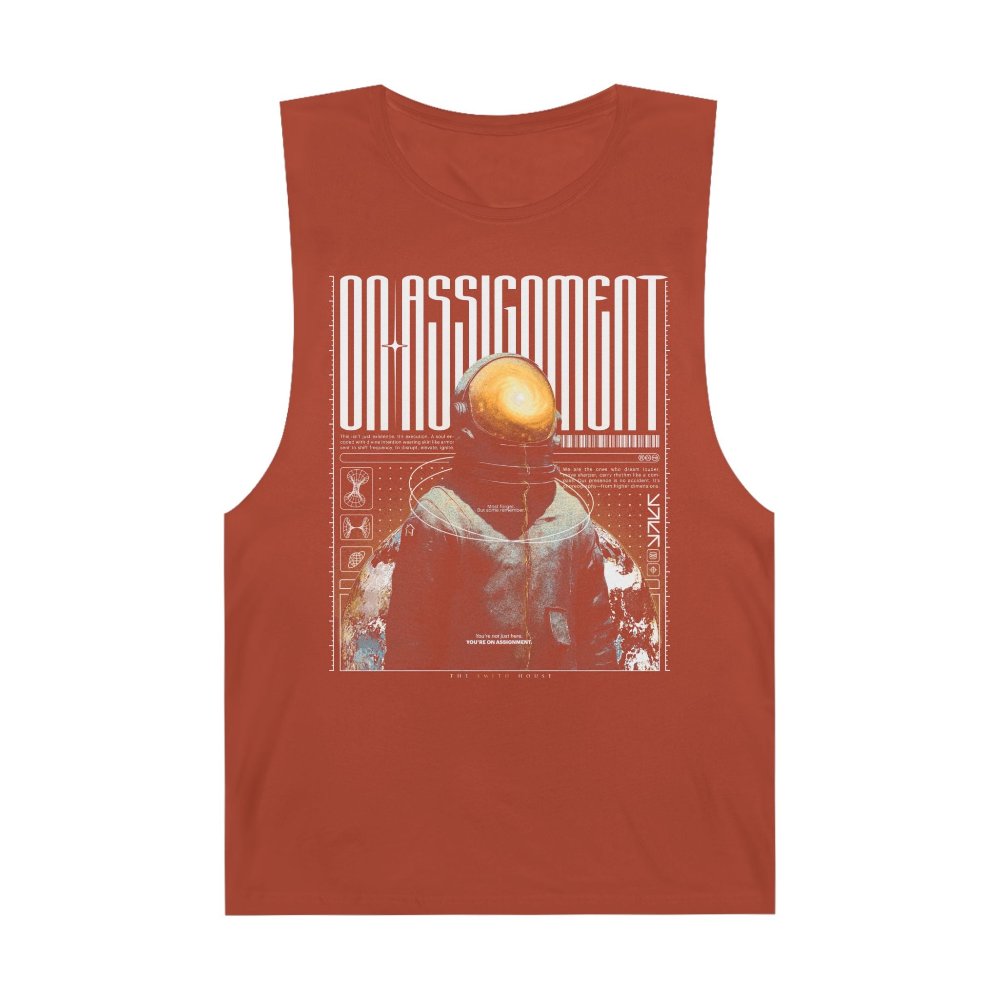 Astro-Inspired Unisex Tank Top, Graphic Sleeveless Shirt, Casual Summer Wear, Perfect Gift for Space Lovers, Festival Attire