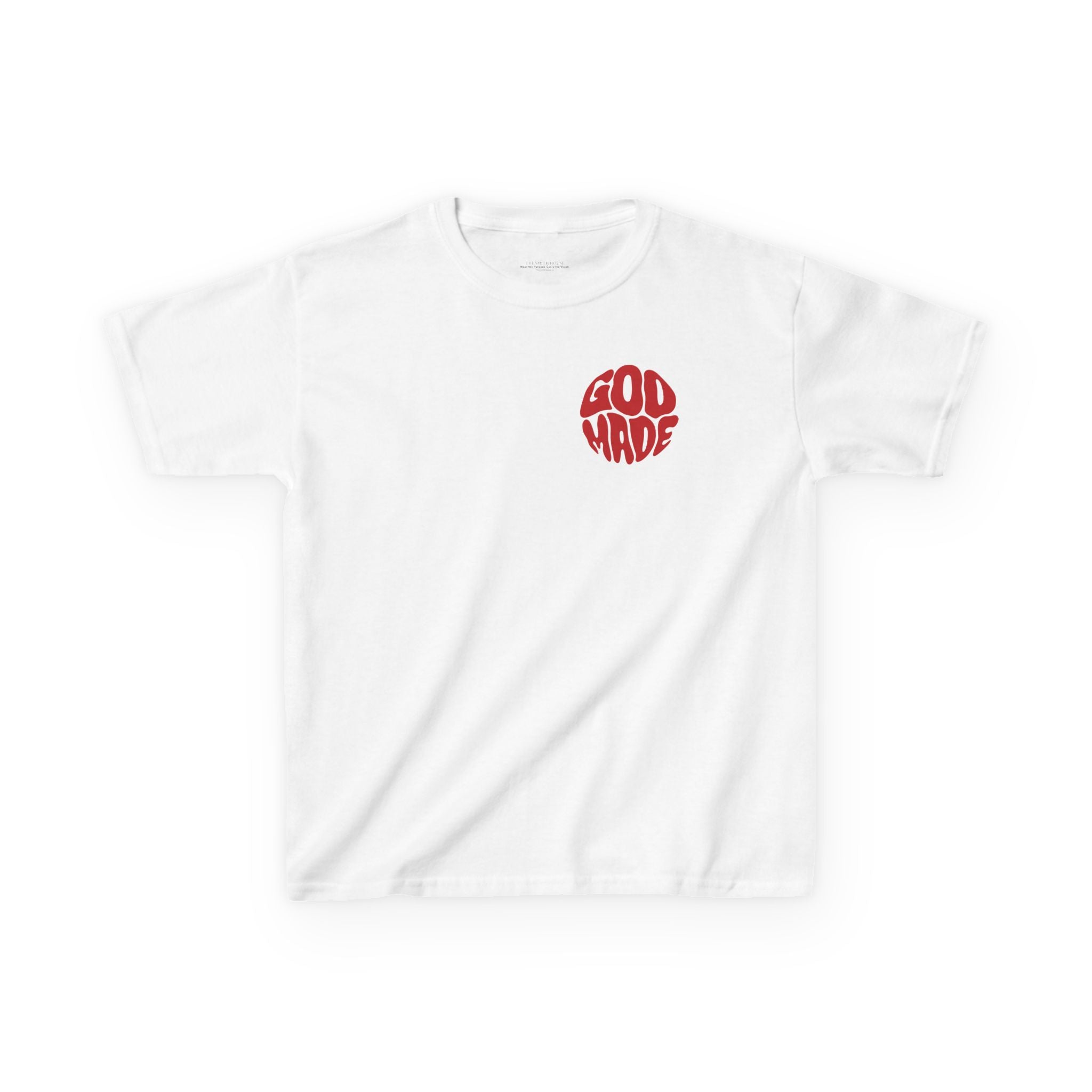 Kids Graphic Tee - 'God Made' Design, Perfect for Birthdays, Family Events, Everyday Wear, Unisex, Playful Style