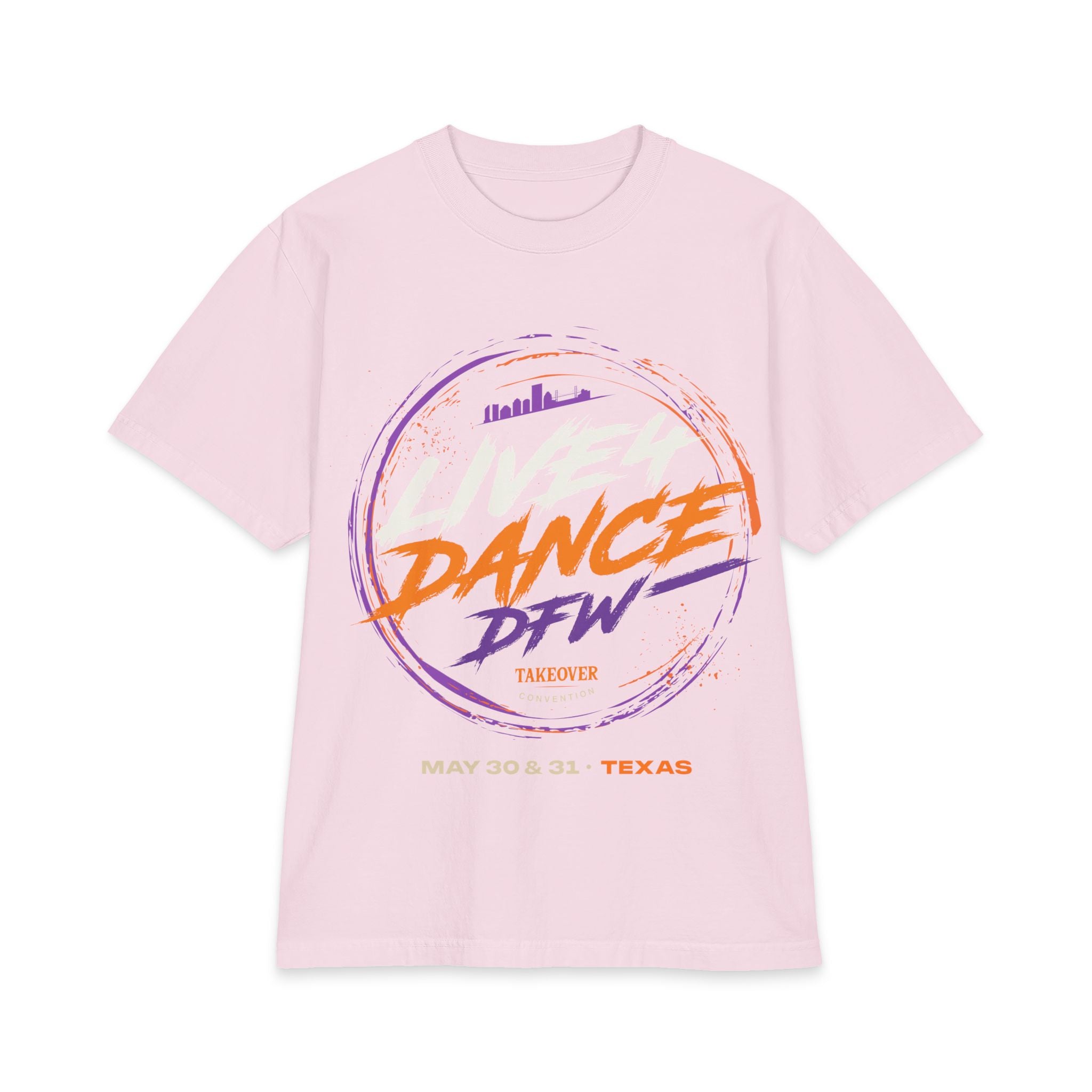 Live 4 Dance DFW Takeover T-Shirt — Live4LoveCharities Dance Convention Shirt