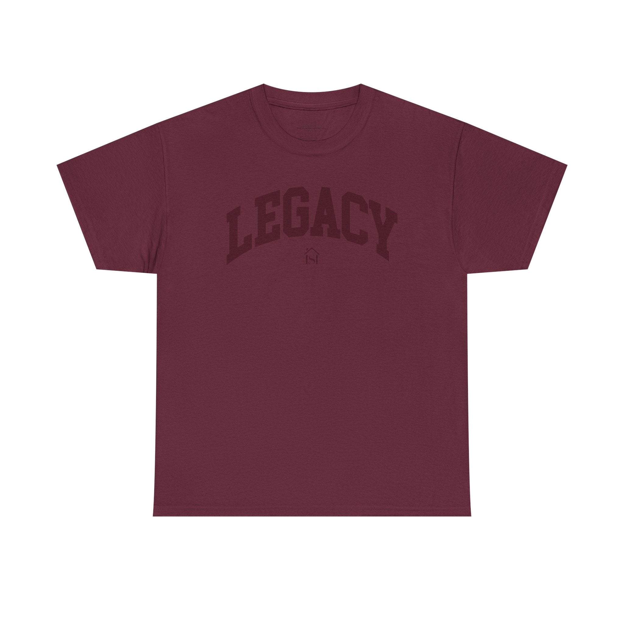 Legacy Graphic Tee — "Legacy" Arch Print Inspirational Cotton Shirt