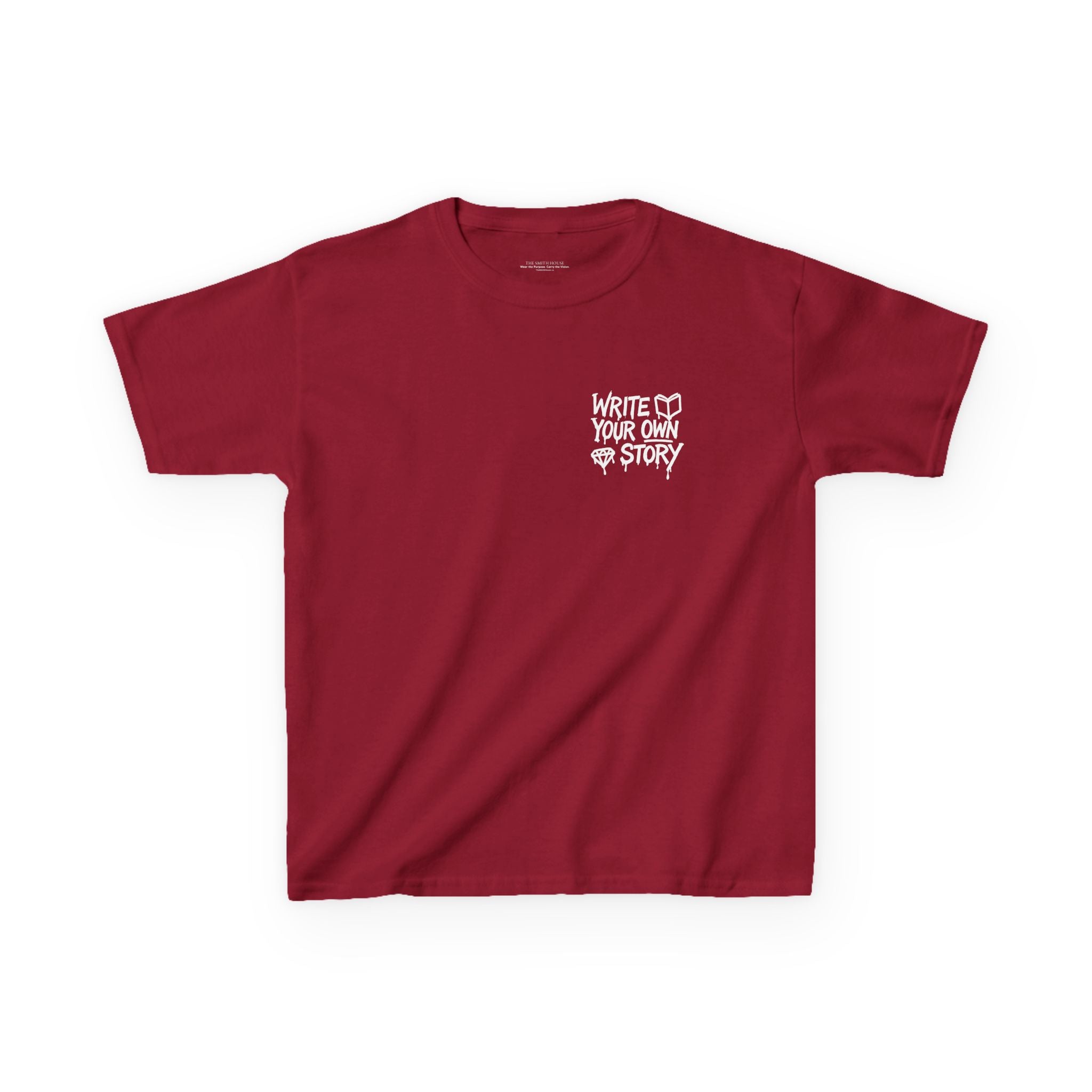 Empowering Kids Tee — "Write Your Own Story" Motivational Graphic T-Shirt