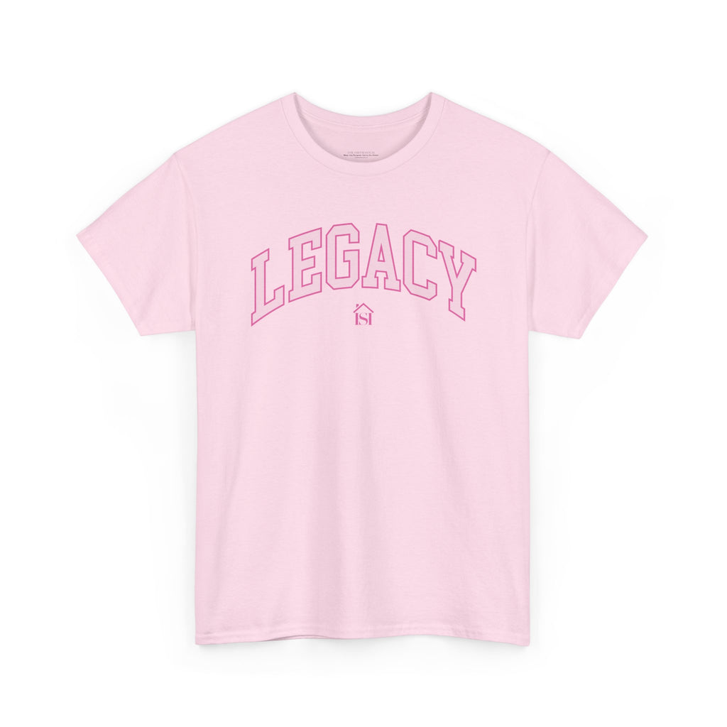 Legacy Graphic Tee — "Legacy" Arch Print Inspirational Cotton Shirt