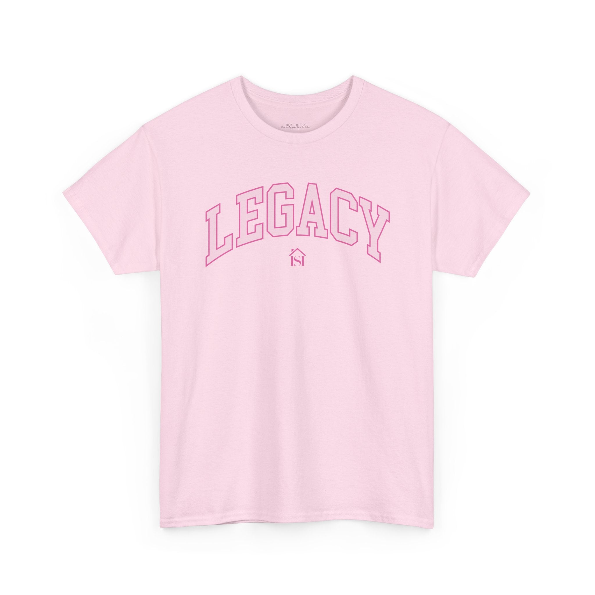 Legacy Graphic Tee — "Legacy" Arch Print Inspirational Cotton Shirt