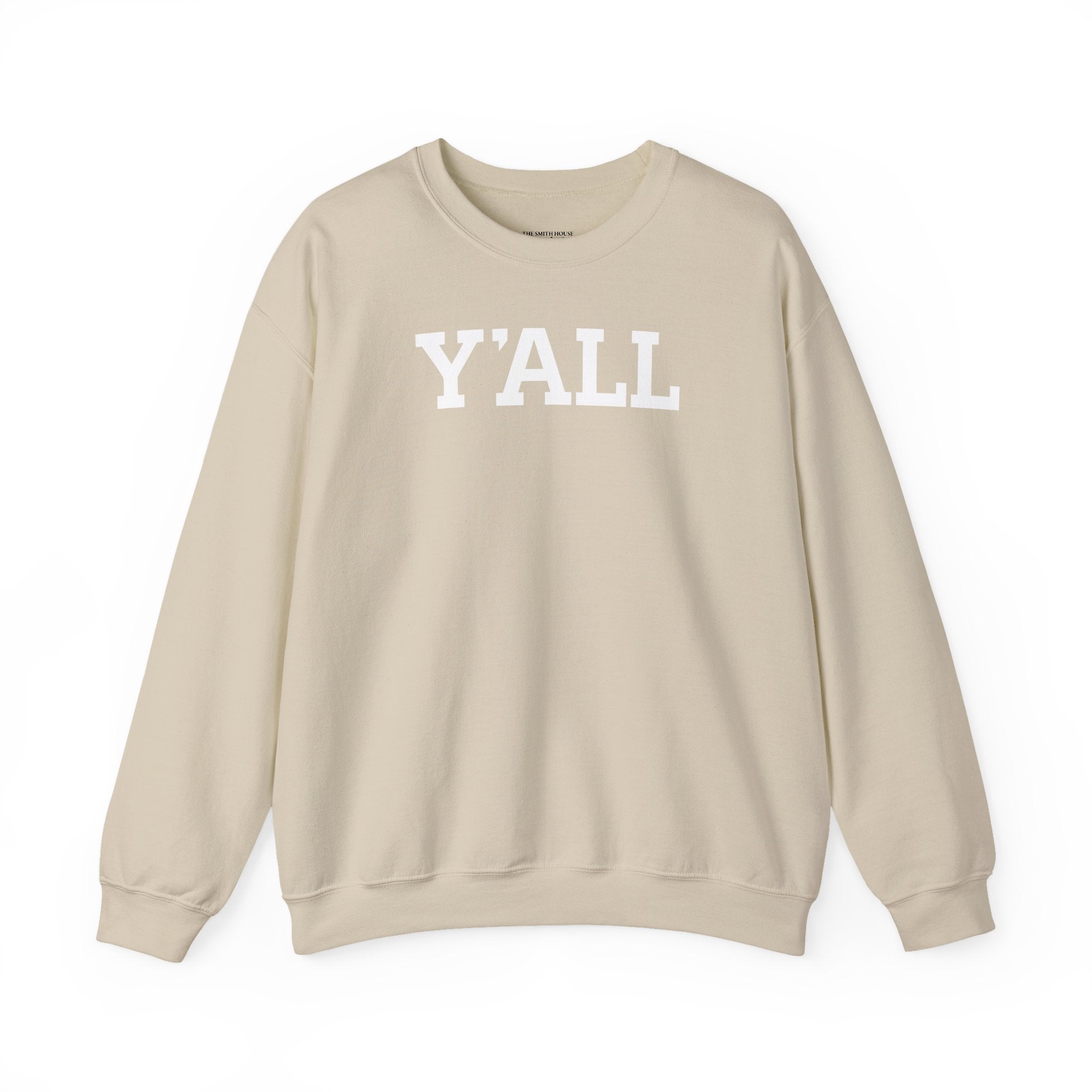 Y'ALL Crewneck Sweatshirt - Cozy Southern Collegiate Pullover