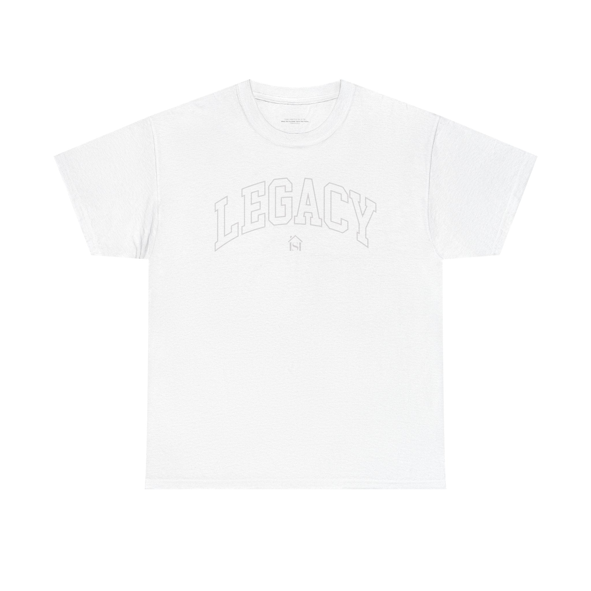 Legacy Graphic Tee — "Legacy" Arch Print Inspirational Cotton Shirt