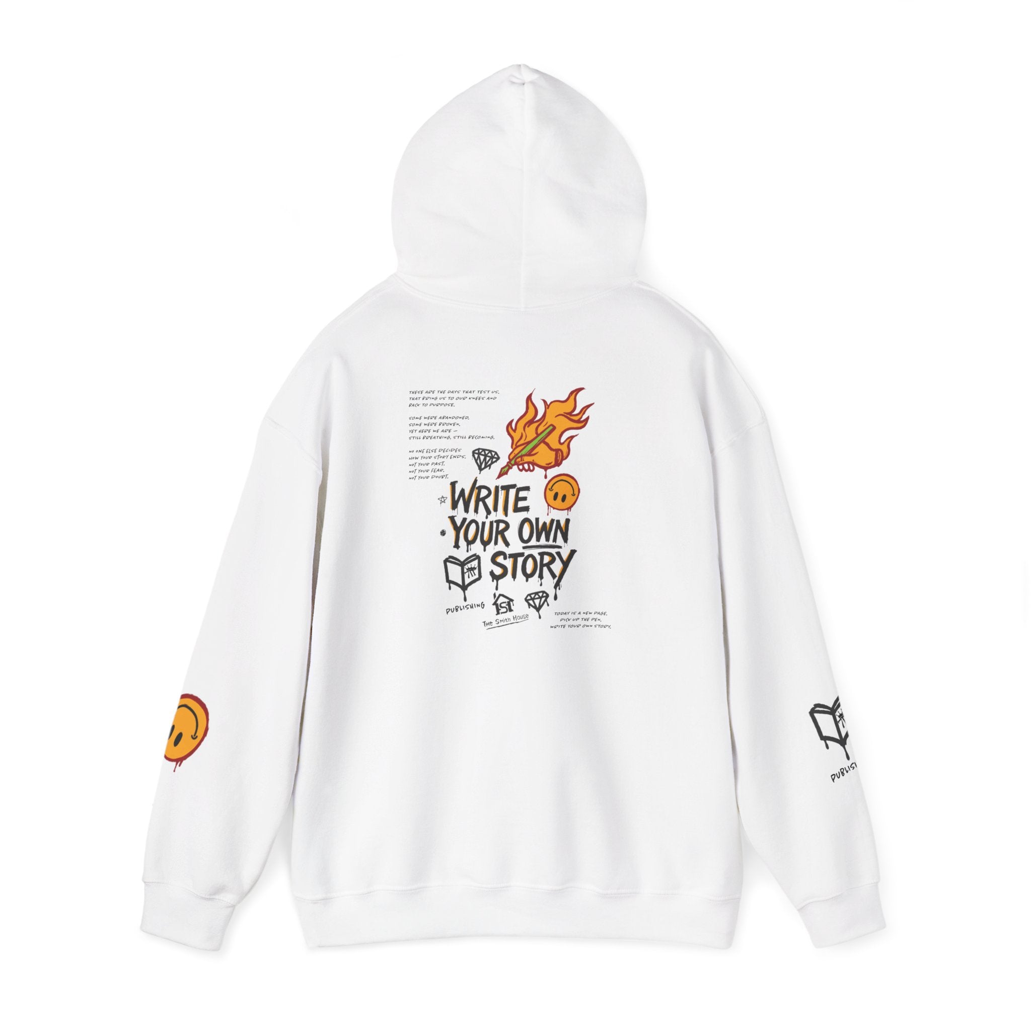 Hoodie — "Write Your Own Story" Inspirational Graphic Hoodie