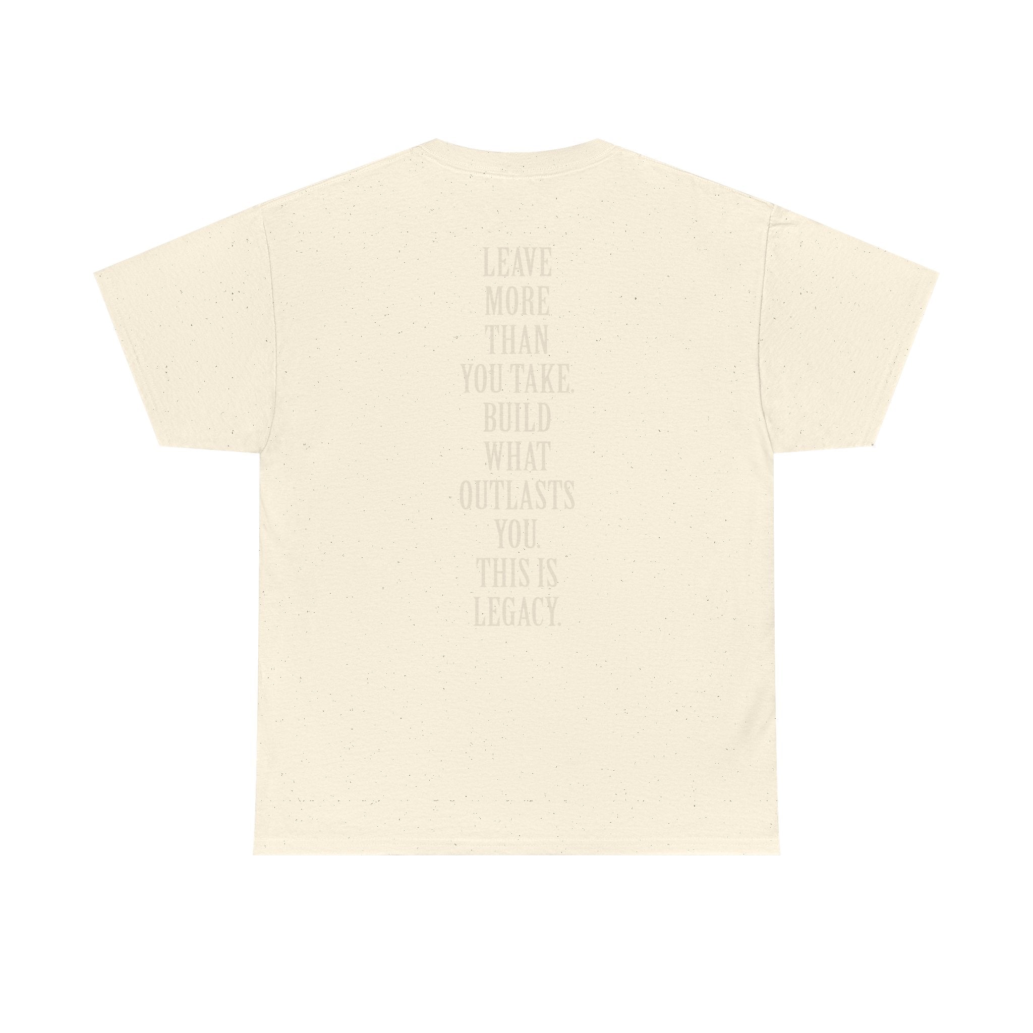 Legacy Graphic Tee — "Legacy" Arch Print Inspirational Cotton Shirt