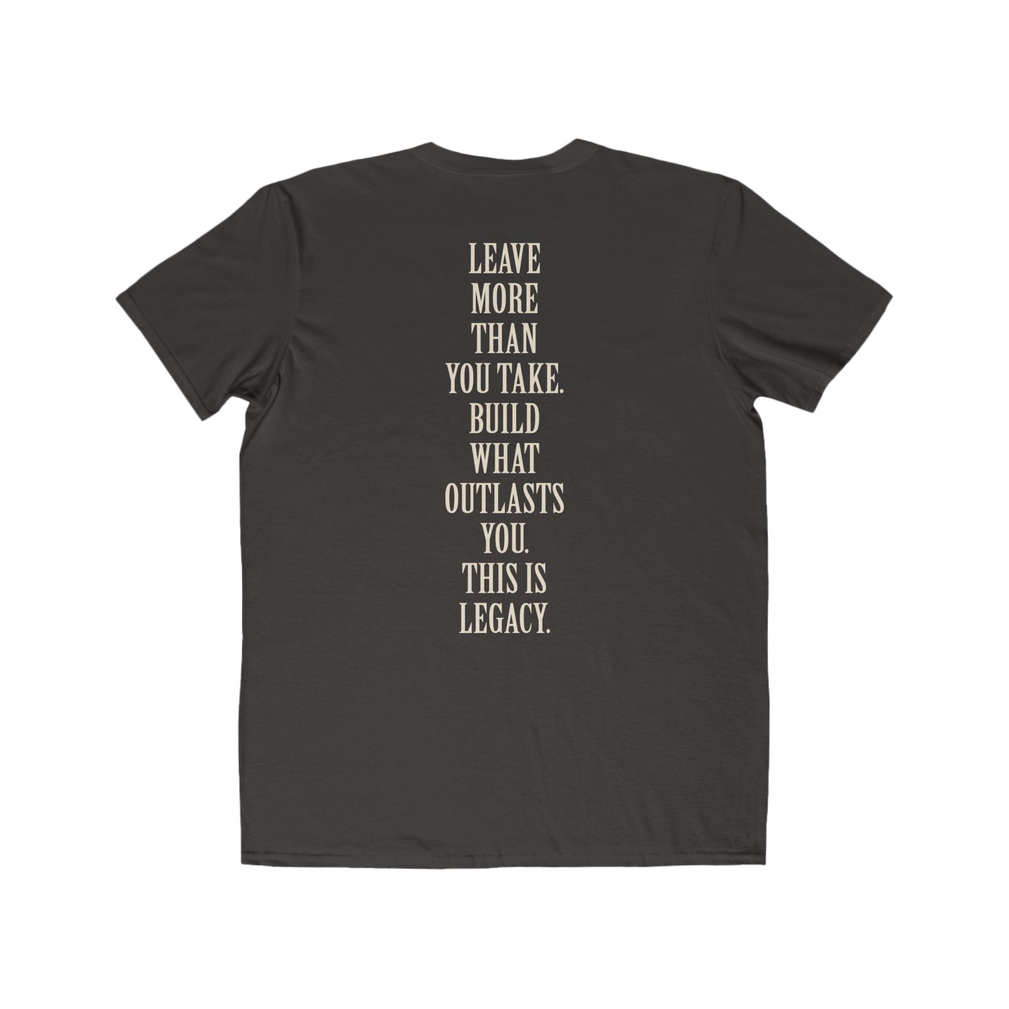 Legacy Graphic Tee — "Leave More Than You Take" Motivational Men's T-Shirt