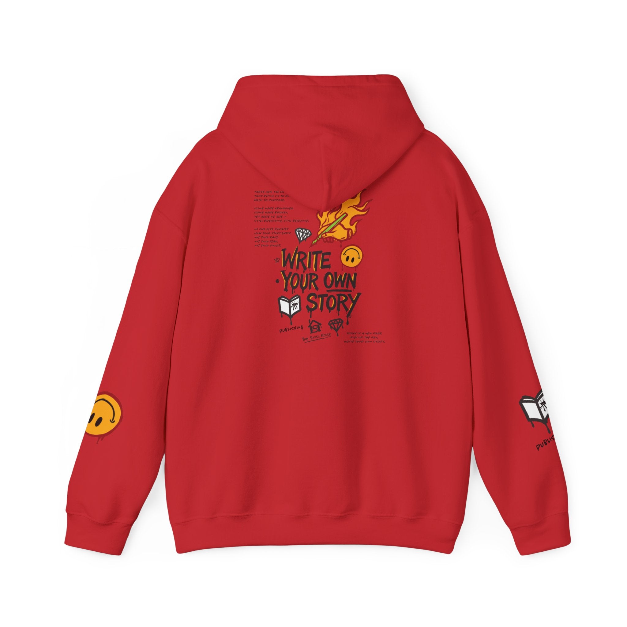 Hoodie — "Write Your Own Story" Inspirational Graphic Hoodie